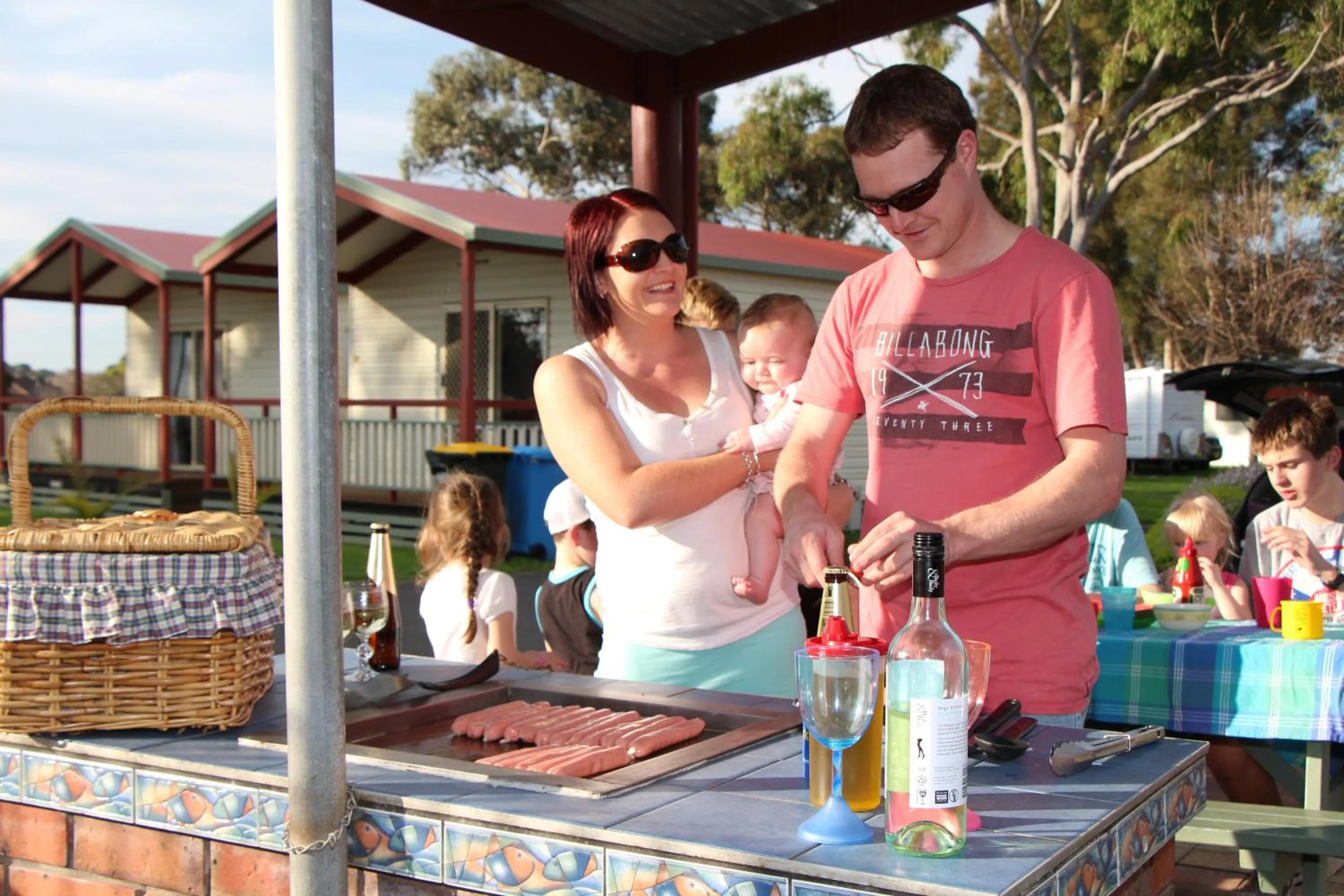 BBQ facilities in Warrnambool Motel and Holiday Park