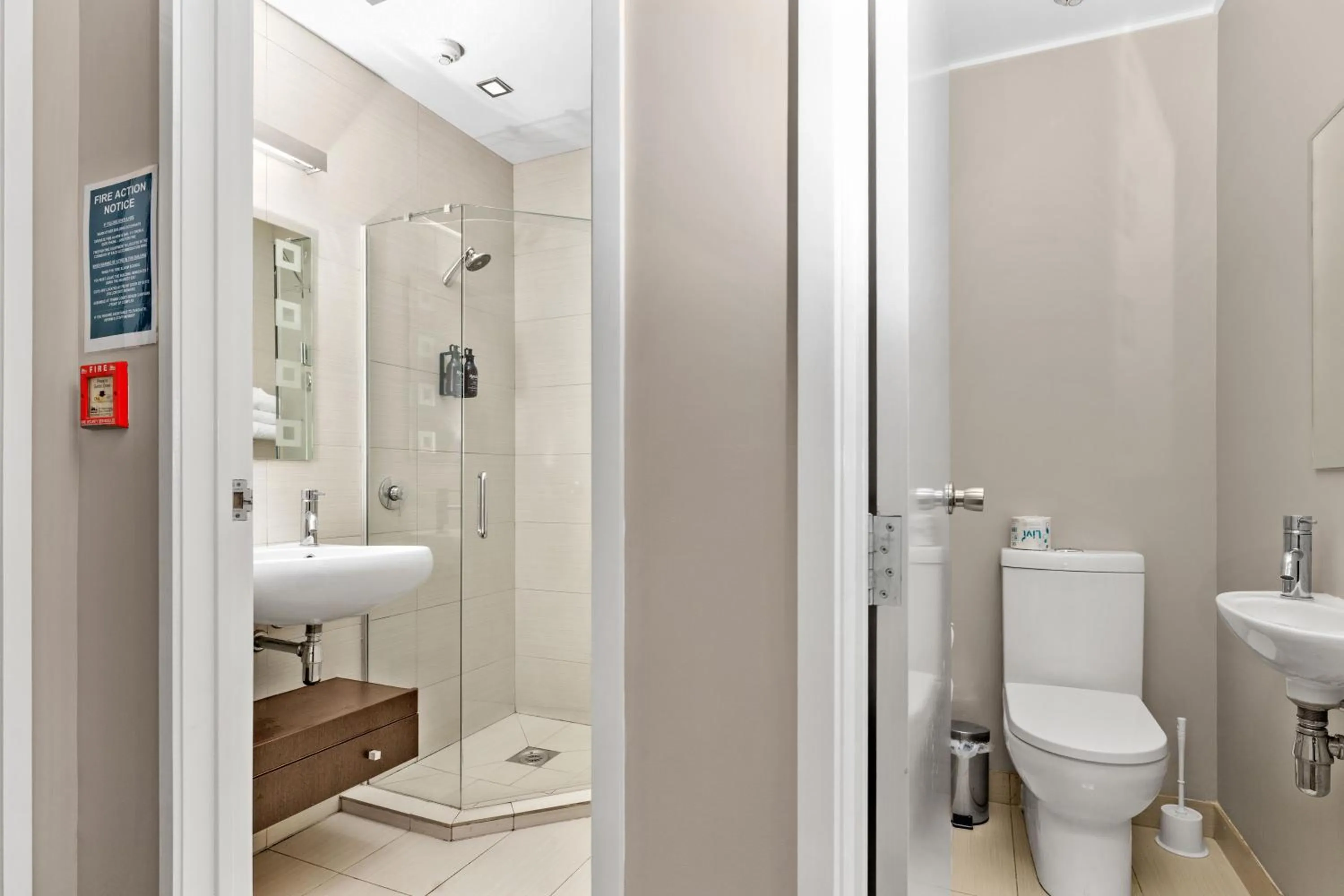 Shower in Copthorne Solway Park, Wairarapa