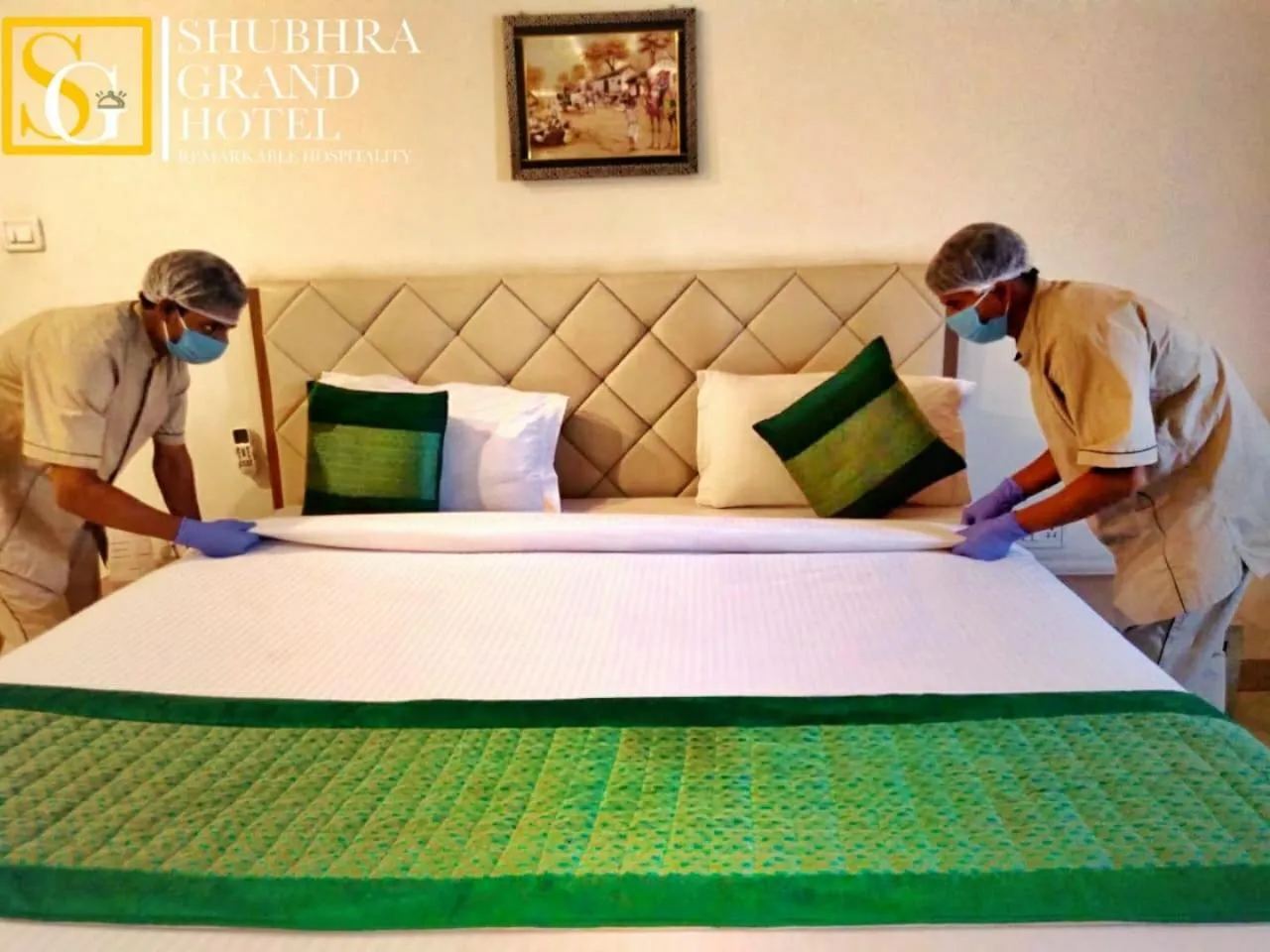 Bed in Comfort Inn Shubhra, Ghazipur