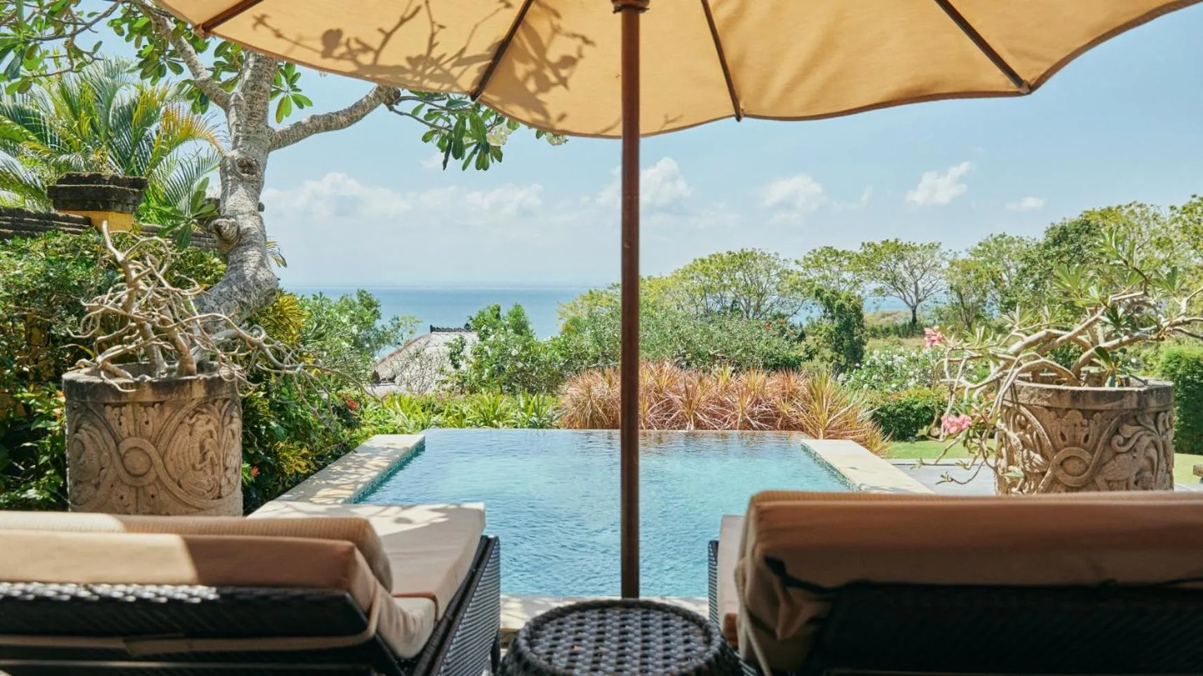 Pool view in AYANA Villas Bali