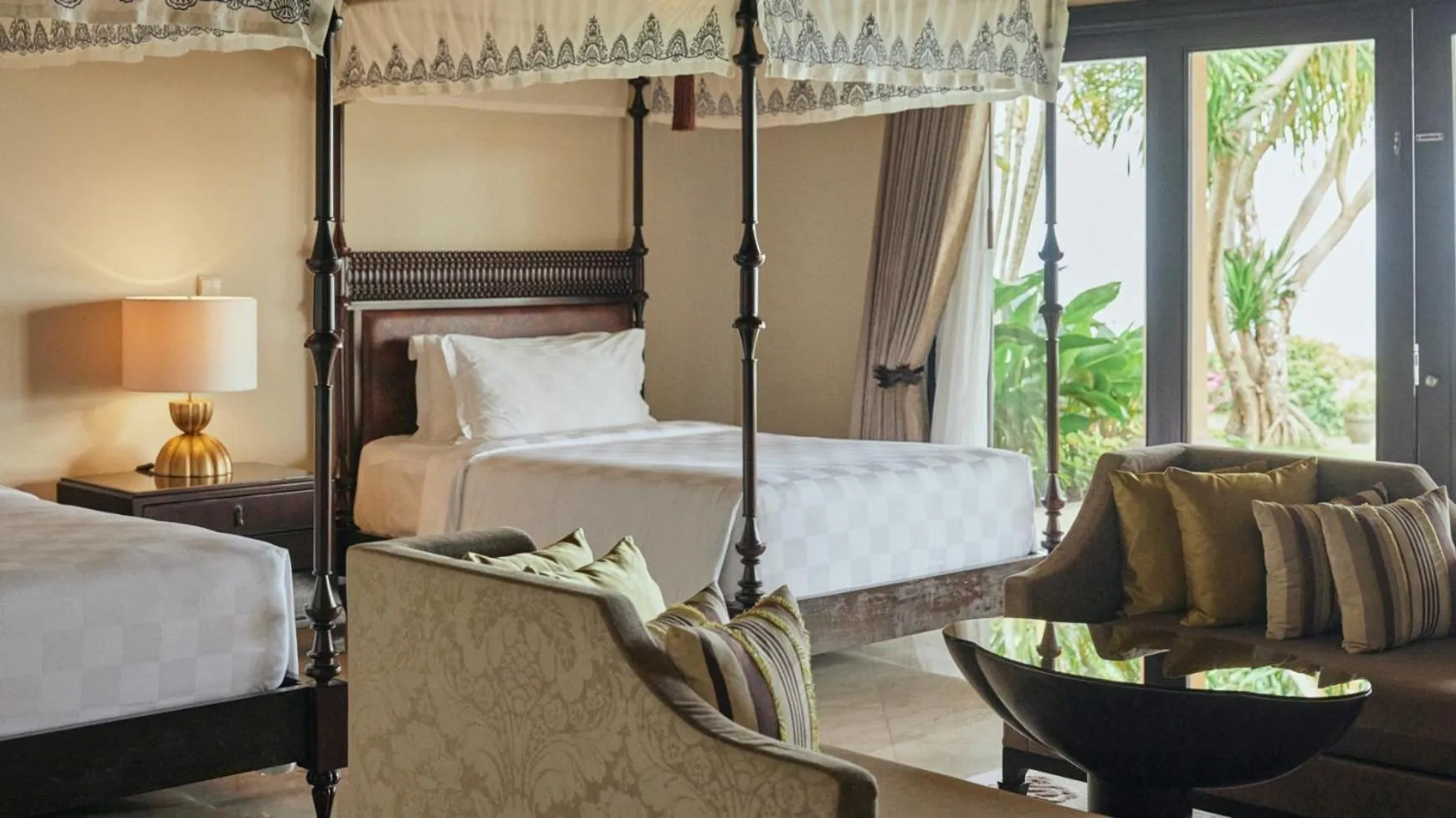 Bed in AYANA Villas Bali