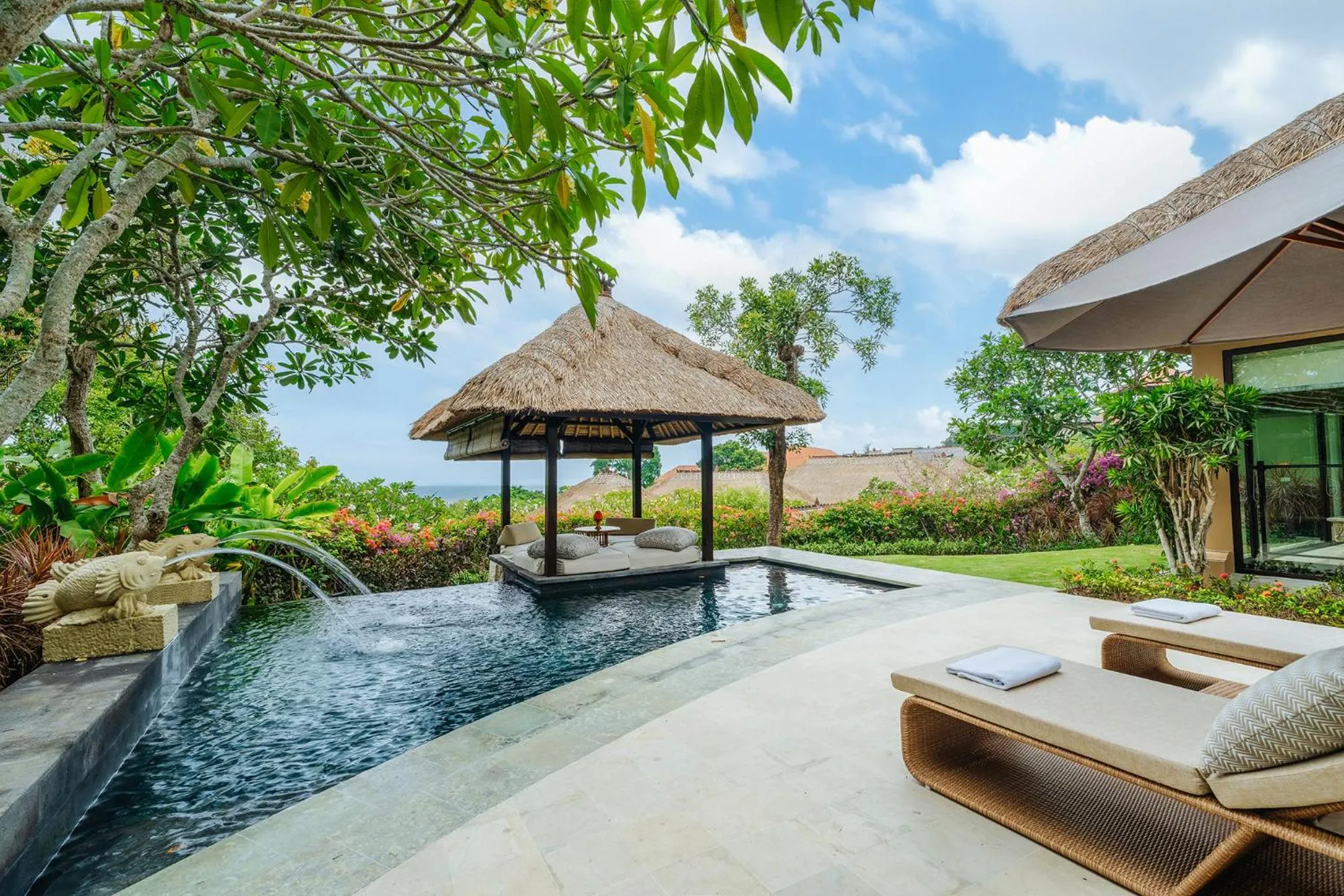 Swimming pool in AYANA Villas Bali