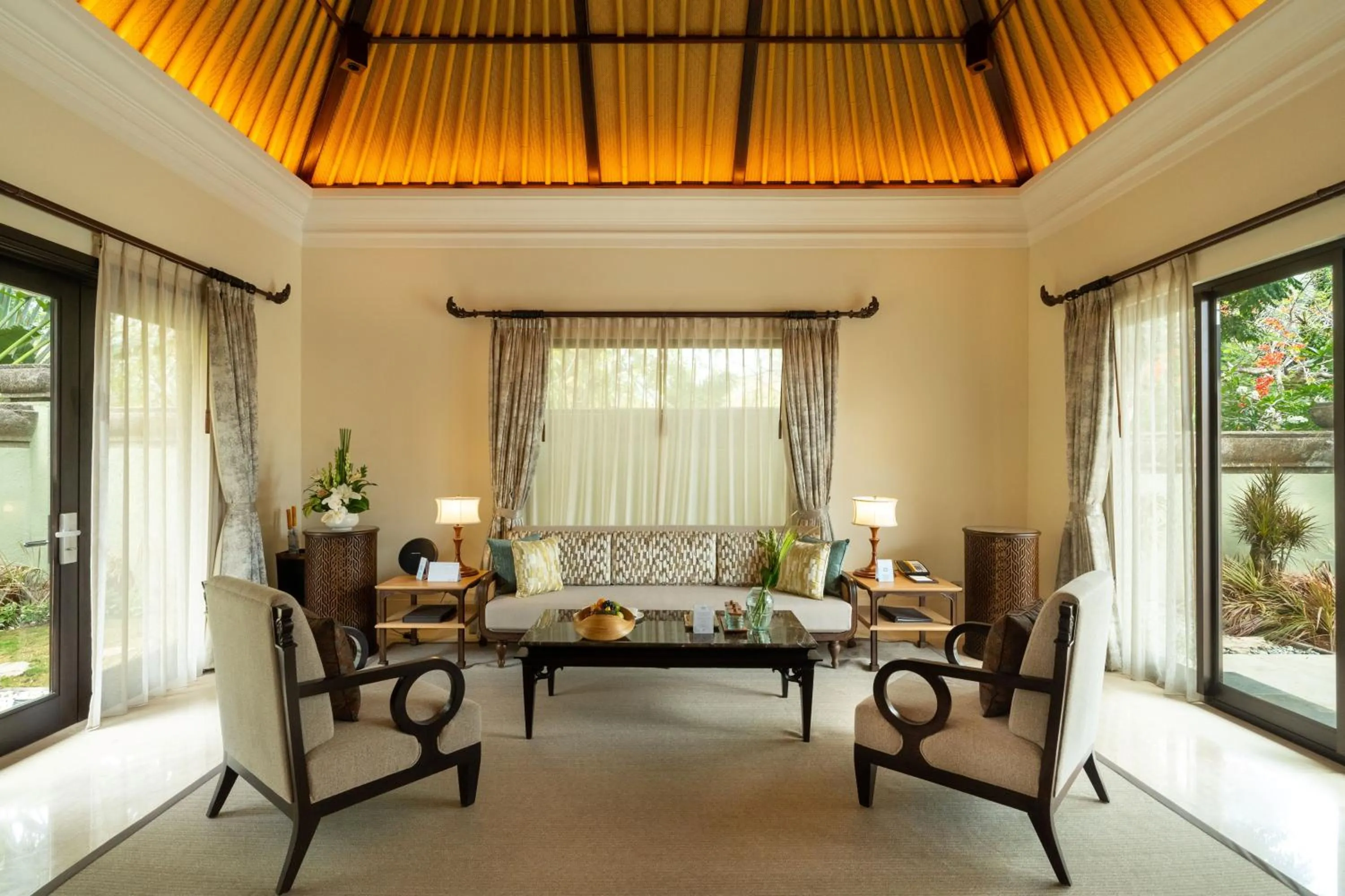 Living room in AYANA Villas Bali
