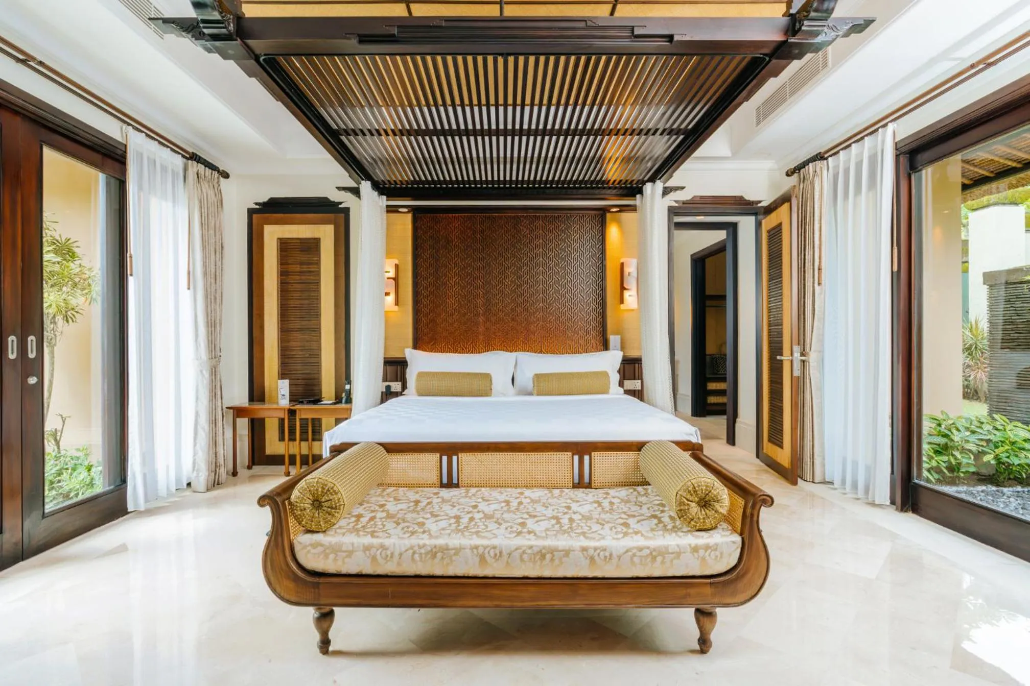 Bedroom, Bed in AYANA Villas Bali