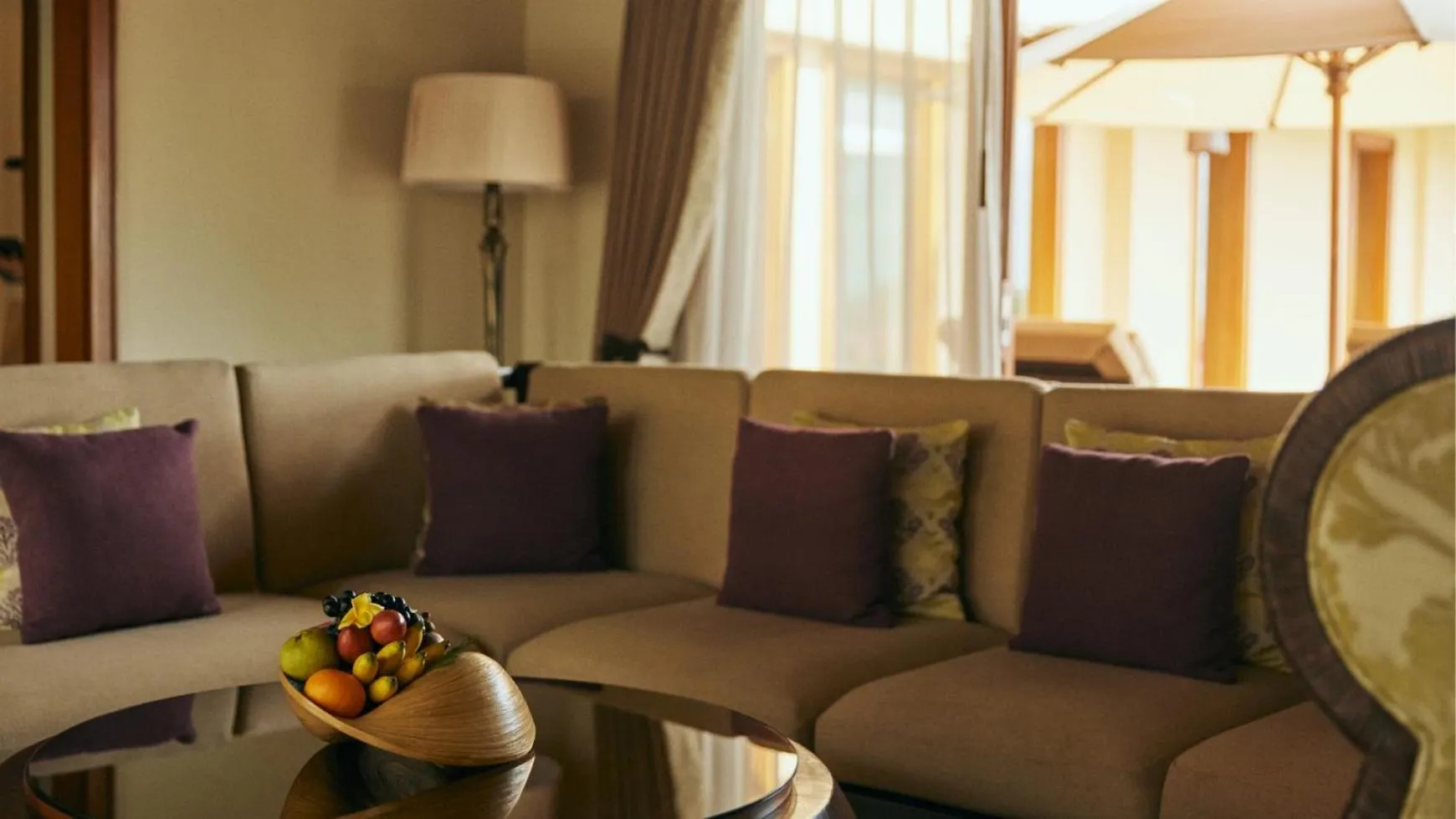 Living room in AYANA Villas Bali