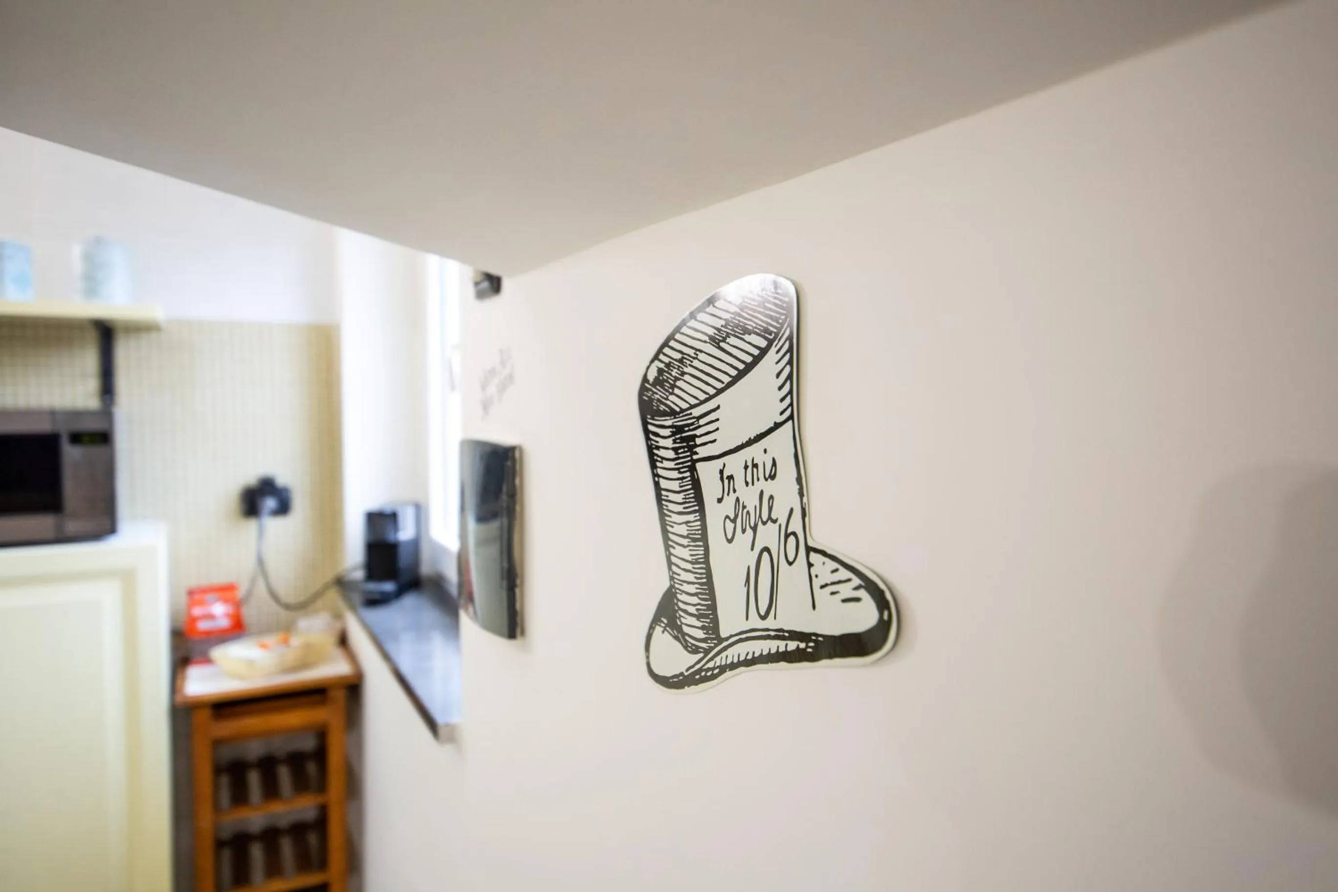 Decorative detail in B&B delle Meraviglie Salerno Hills