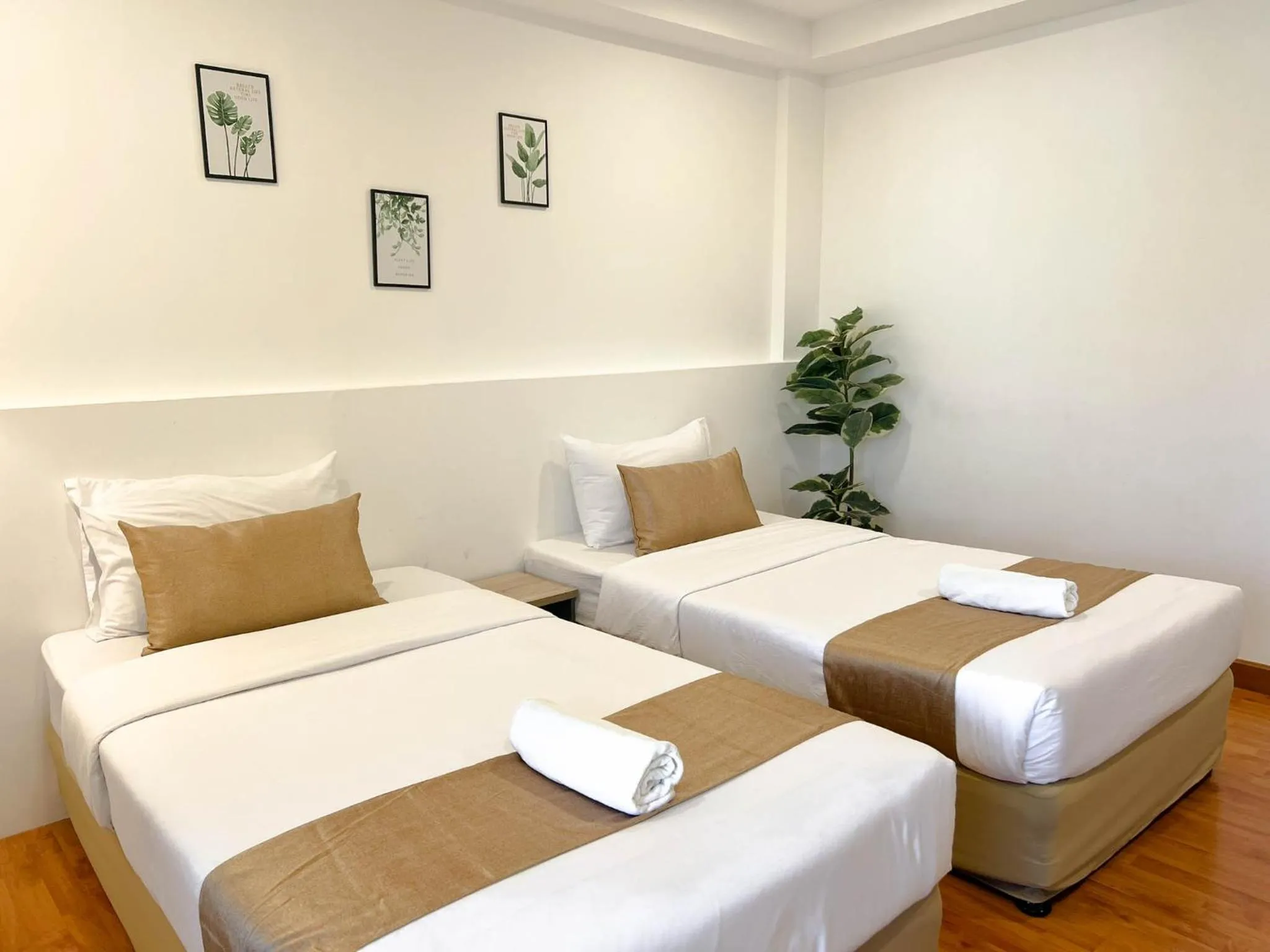 Bed in Inspire House Hotel