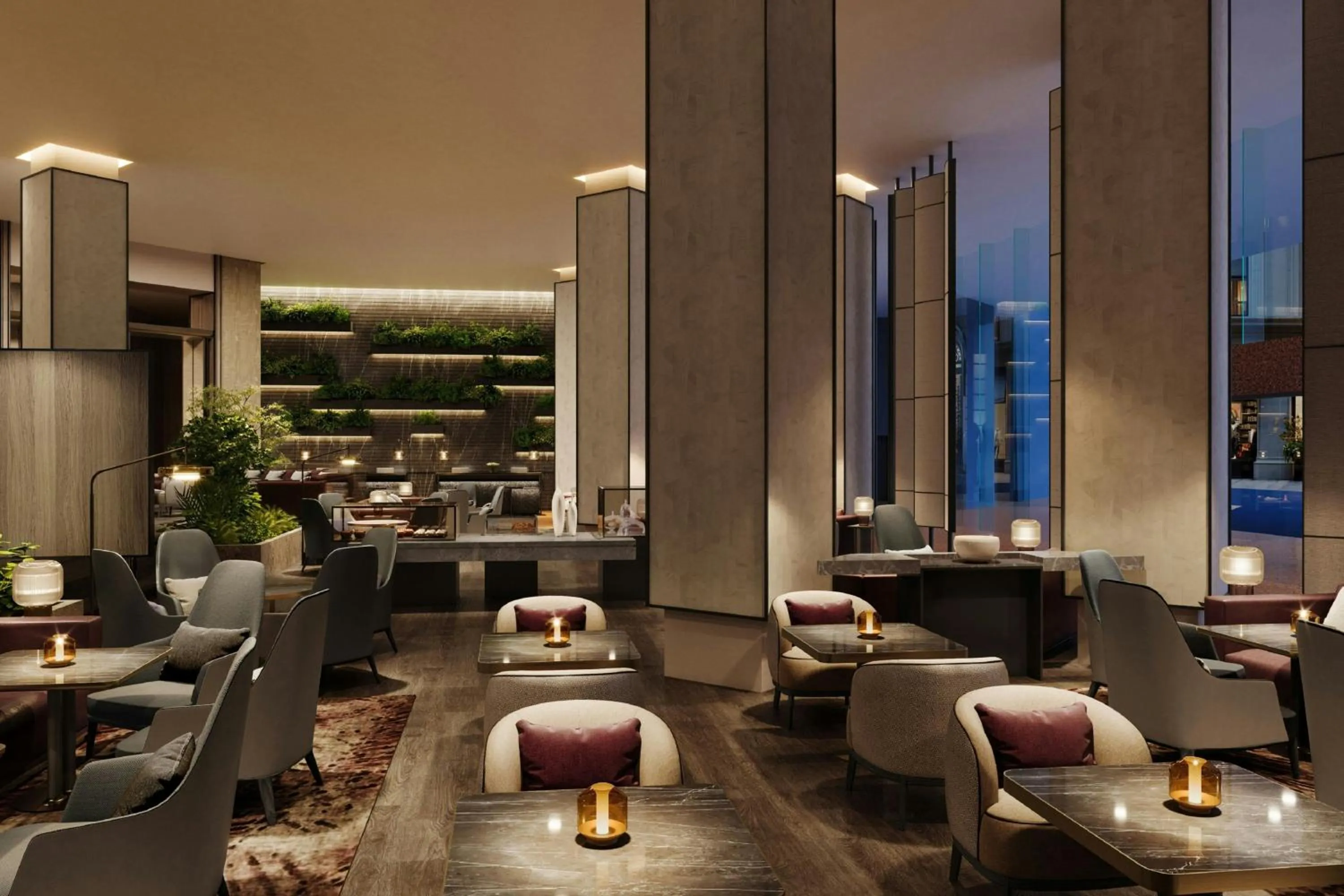 Lobby or reception in JW Marriott Auckland