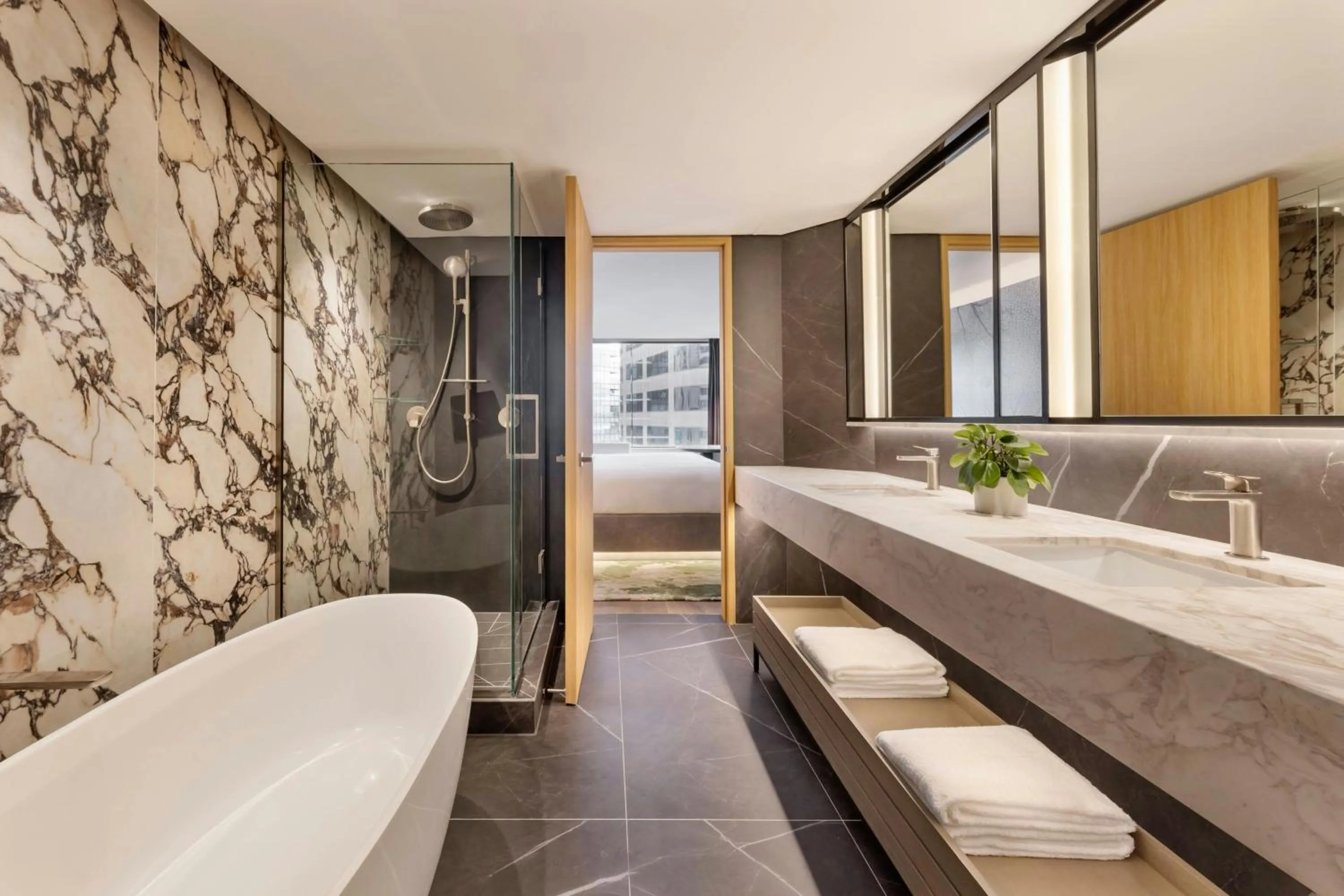 Photo of the whole room in JW Marriott Auckland