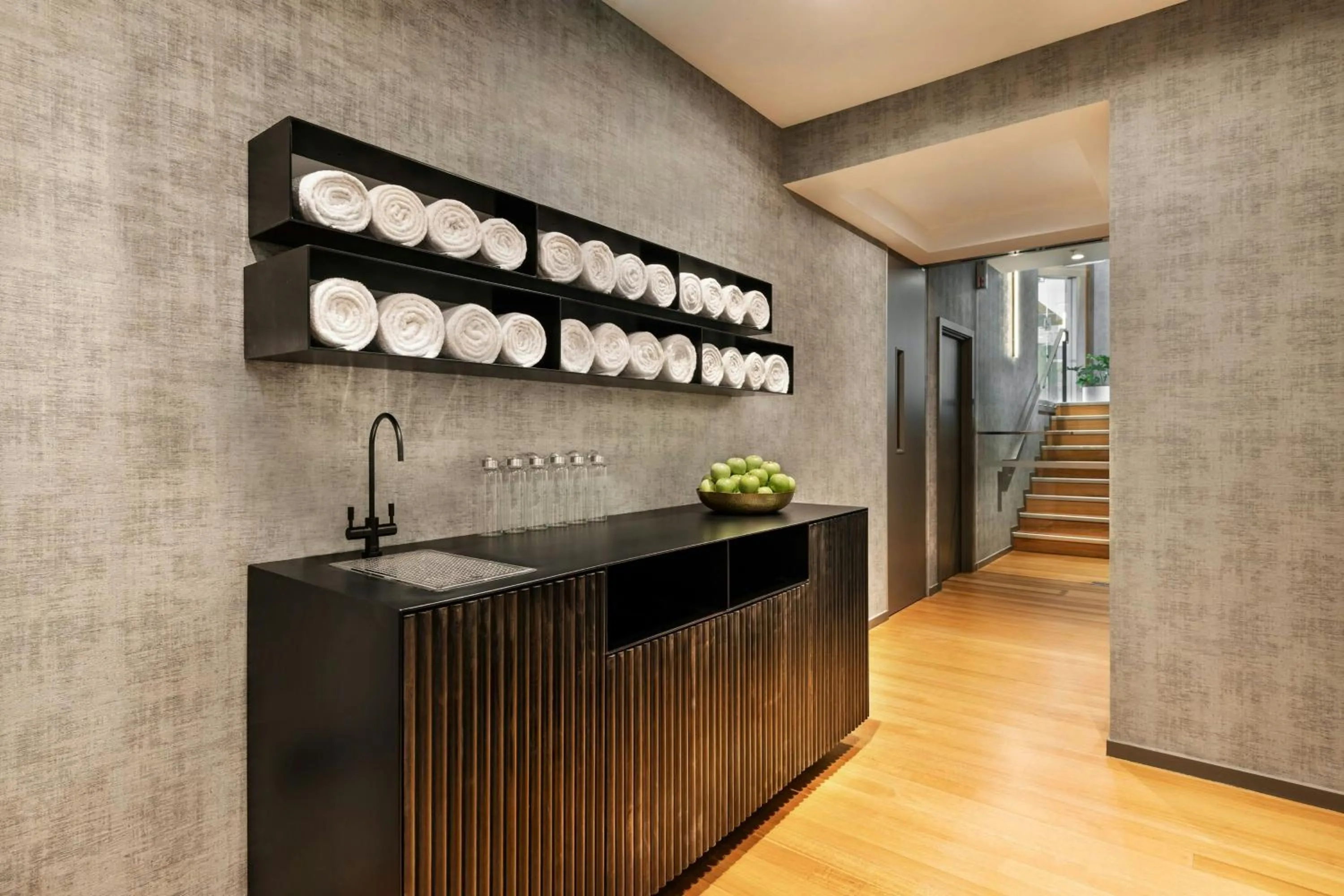 Fitness centre/facilities in JW Marriott Auckland