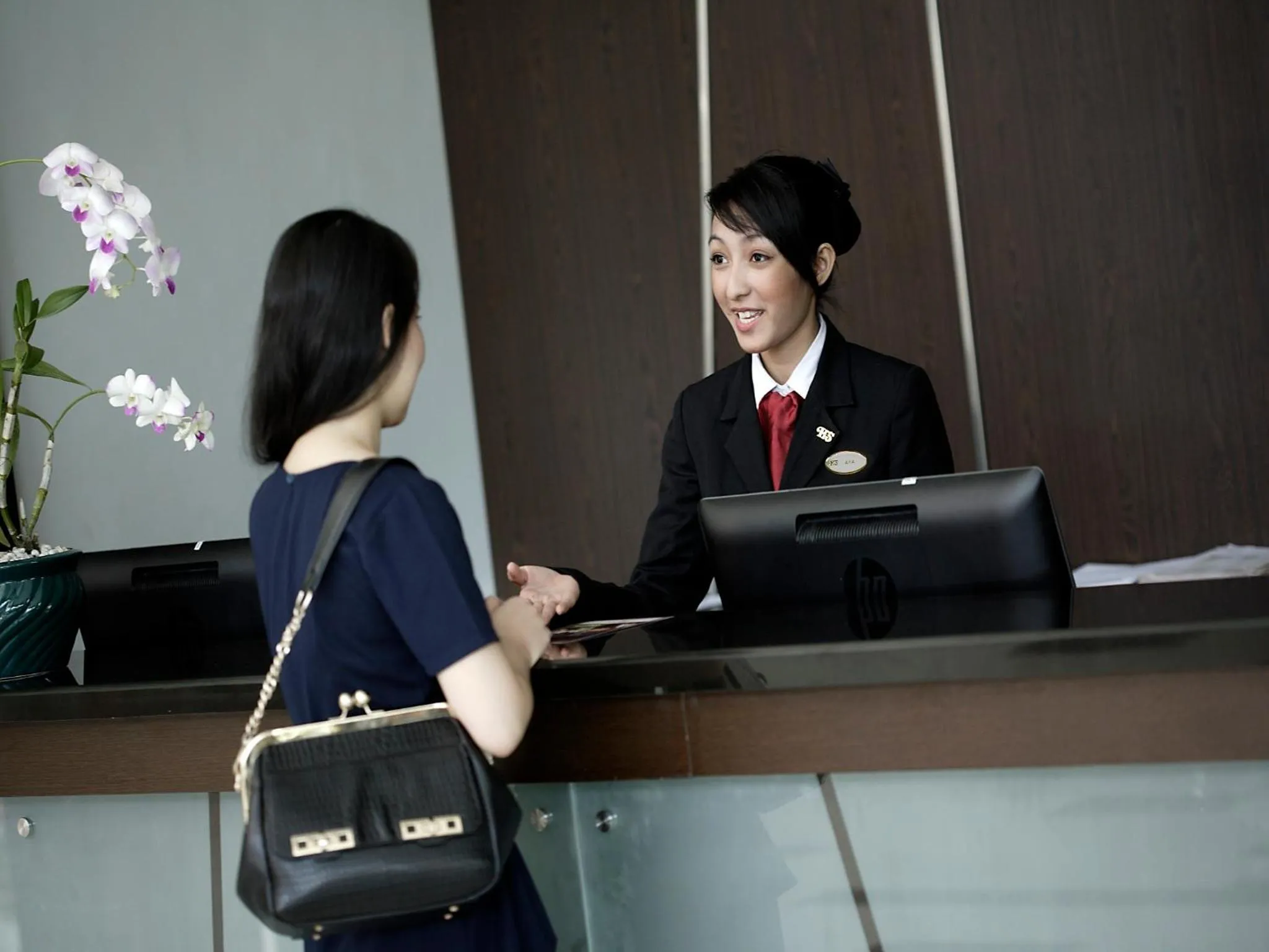 Staff in Hotel Santika Palu