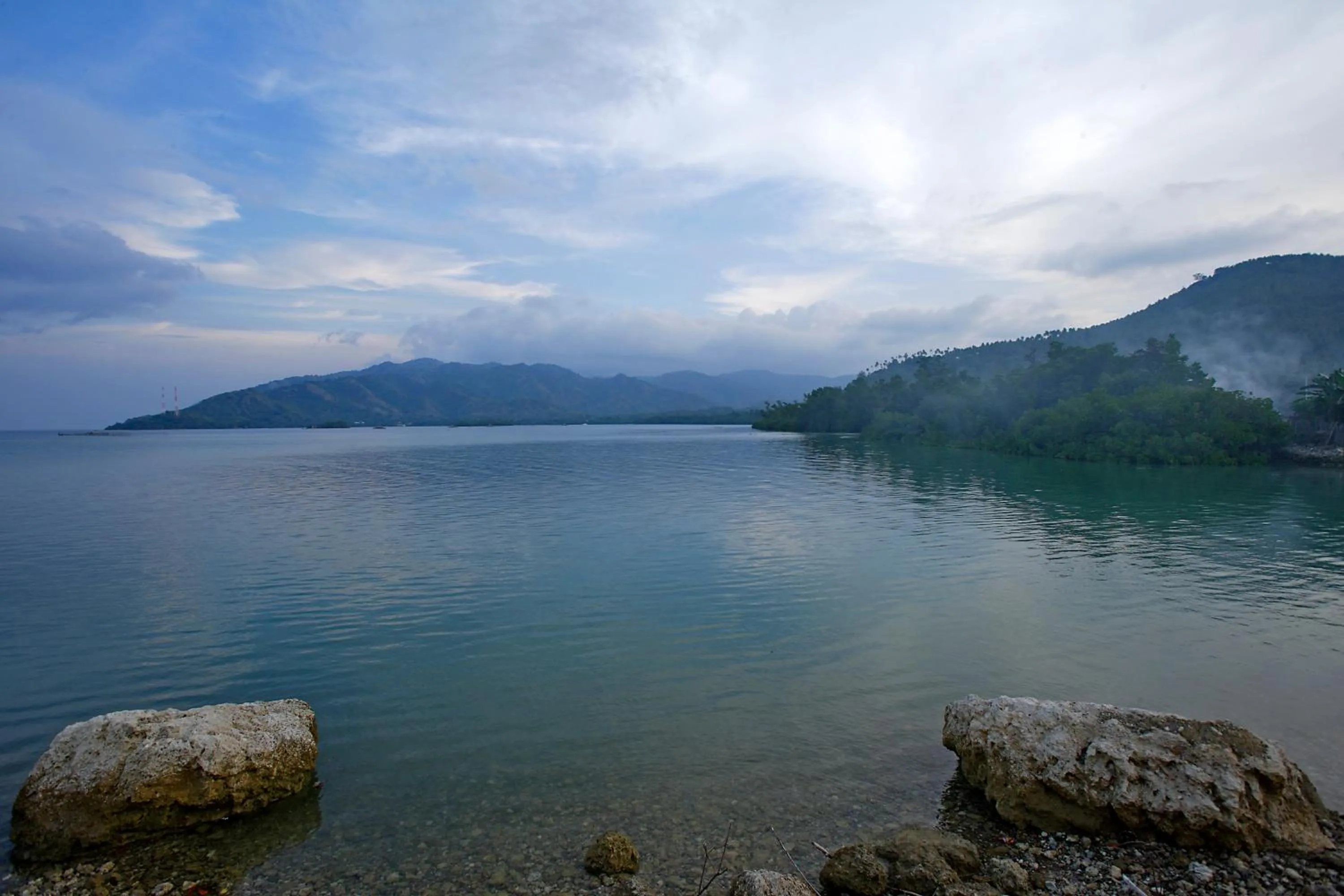 Beach in Hotel Santika Palu