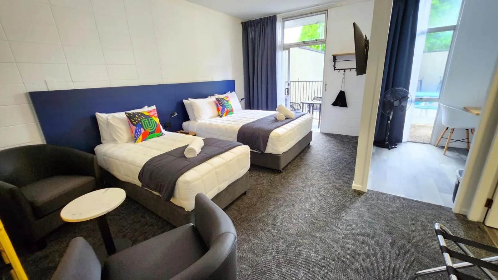 Bedroom in Urban Lounge Sleepery, SureStay Collection by BW