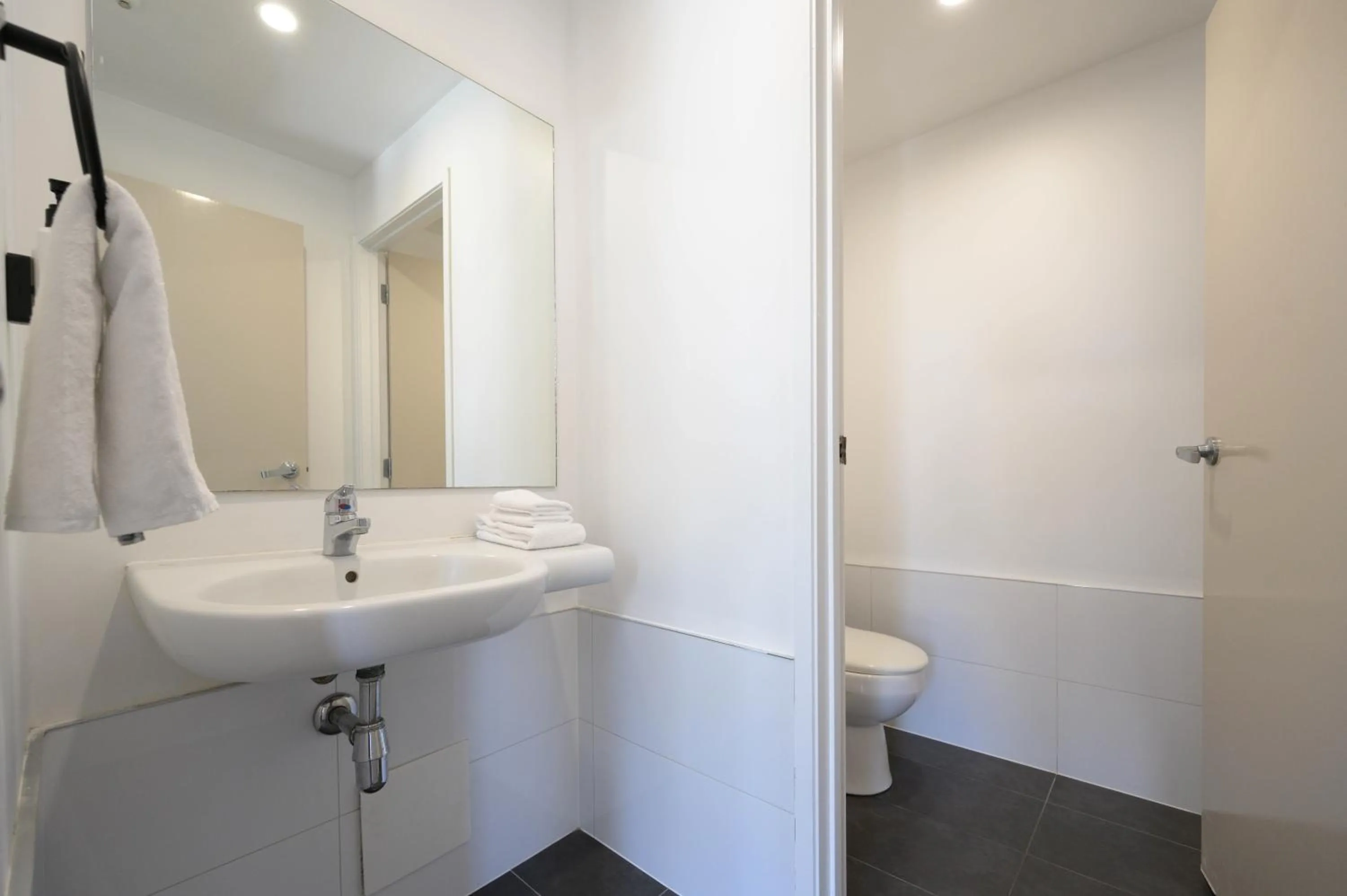 Bathroom in Urban Lounge Sleepery, SureStay Collection by BW