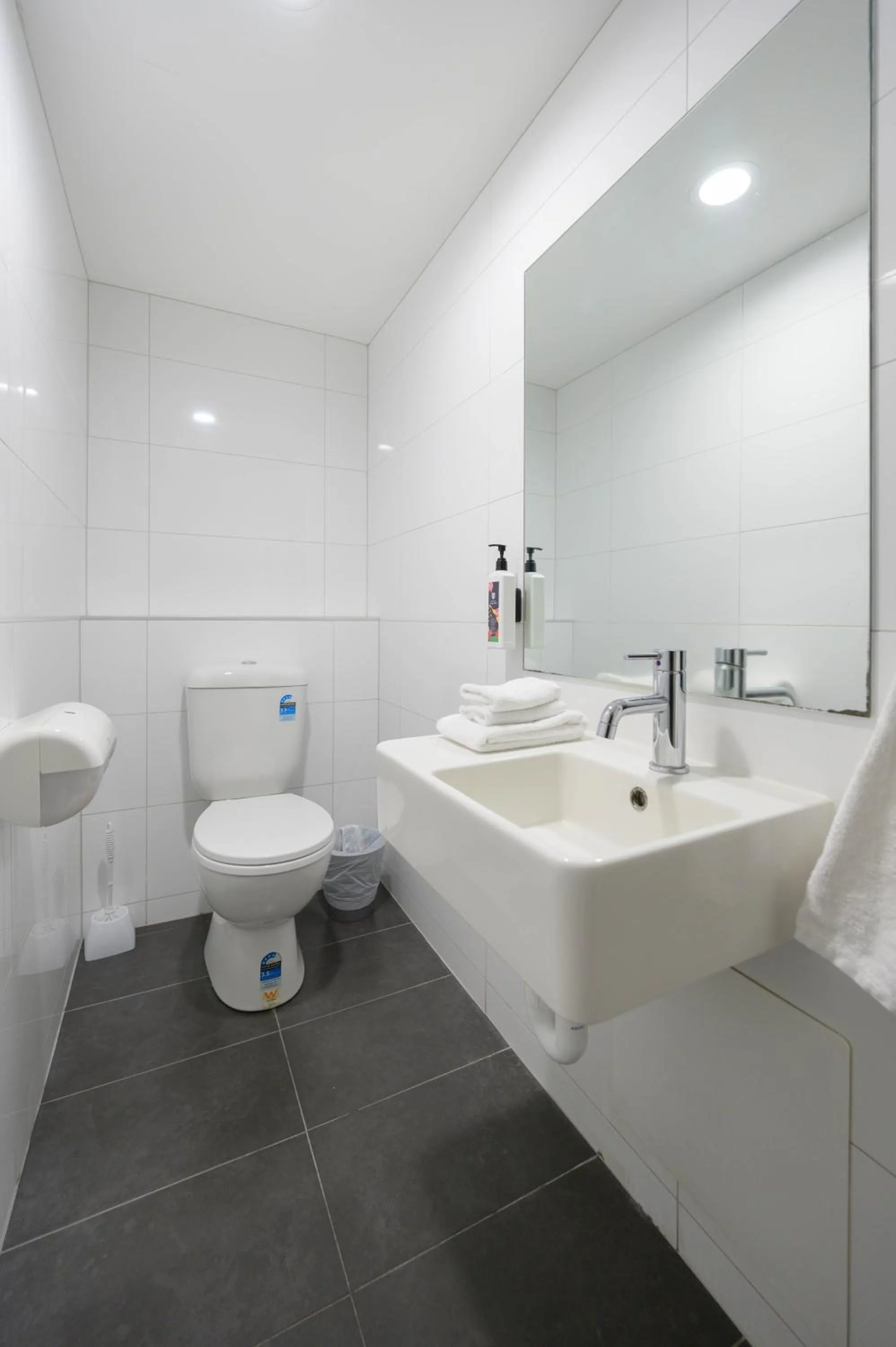 Bathroom in Urban Lounge Sleepery, SureStay Collection by BW