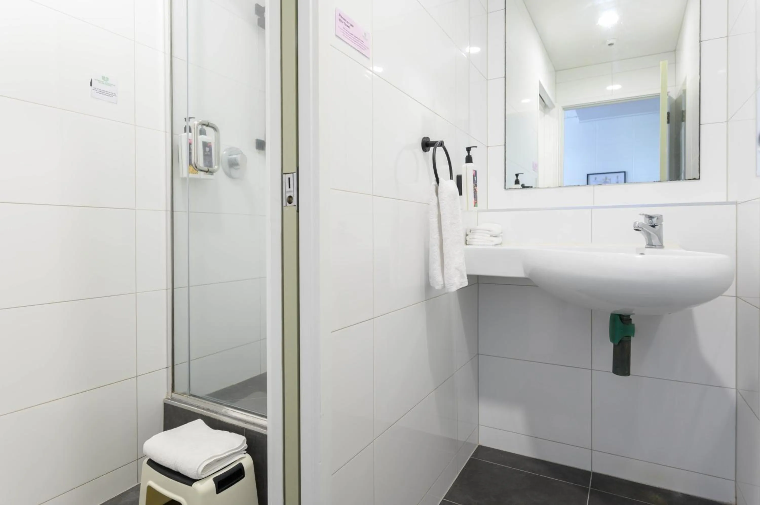 Bathroom in Urban Lounge Sleepery, SureStay Collection by BW