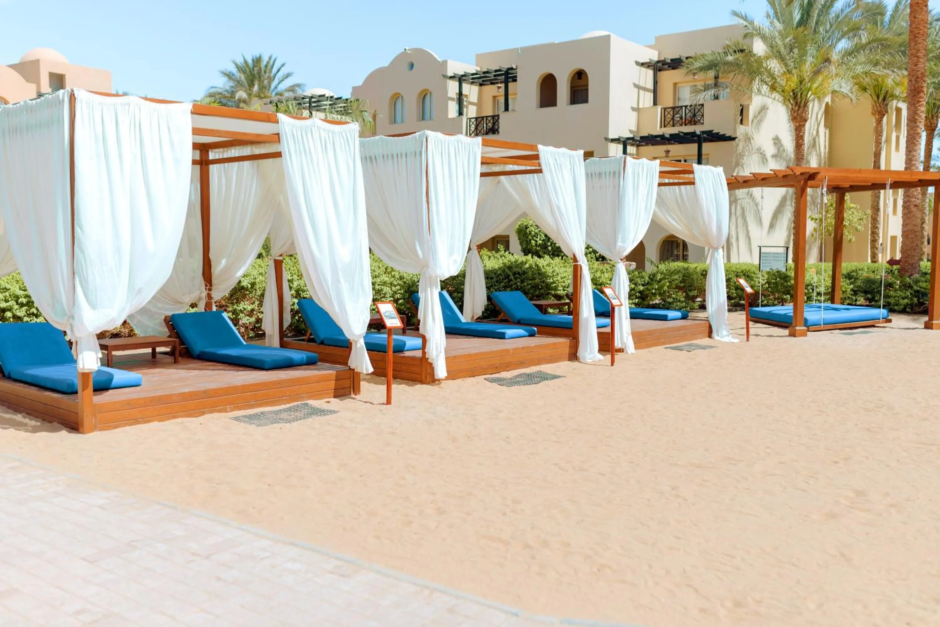 Patio in Stella Gardens Resort & Spa, Makadi Bay