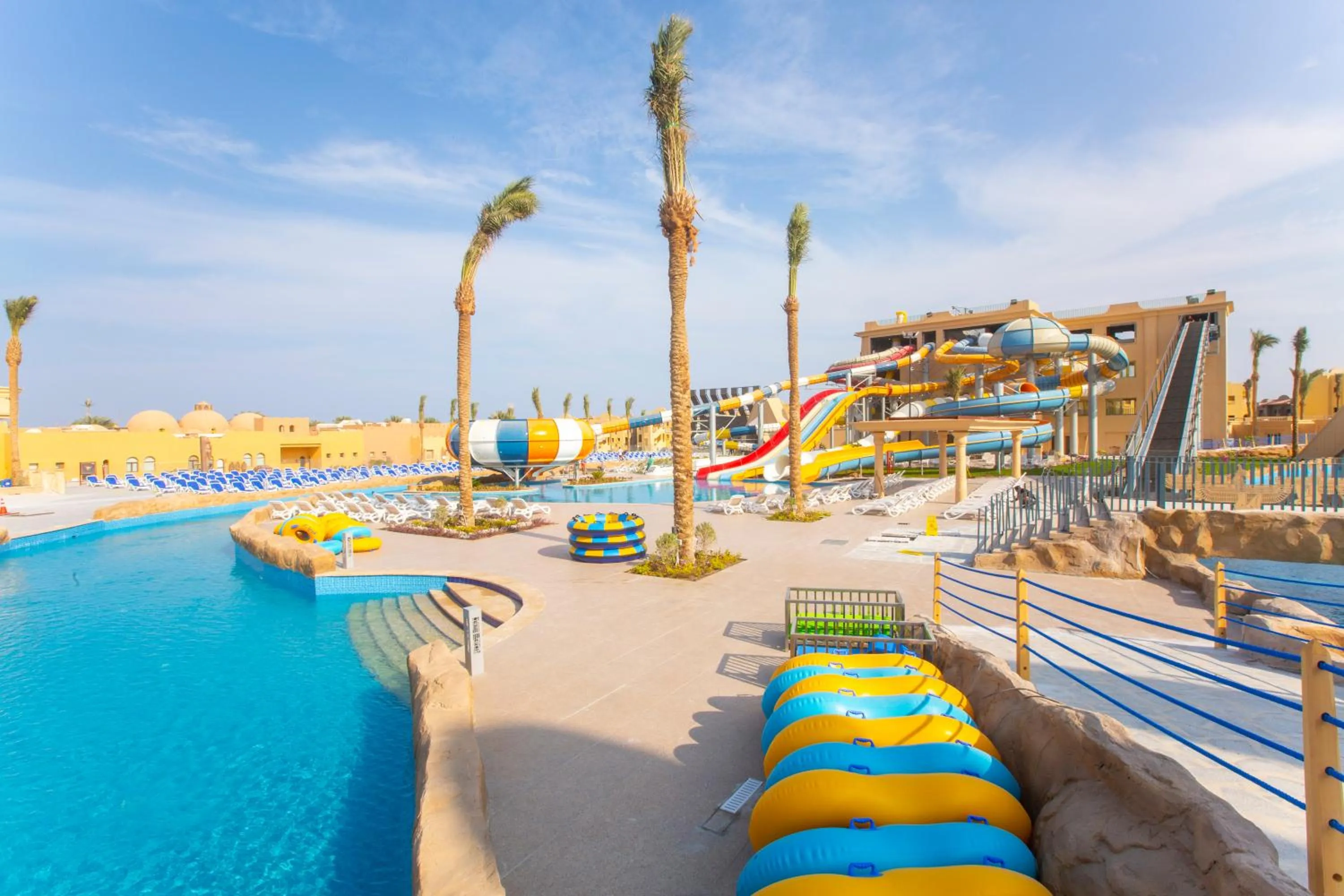 Aqua park in Stella Gardens Resort & Spa, Makadi Bay