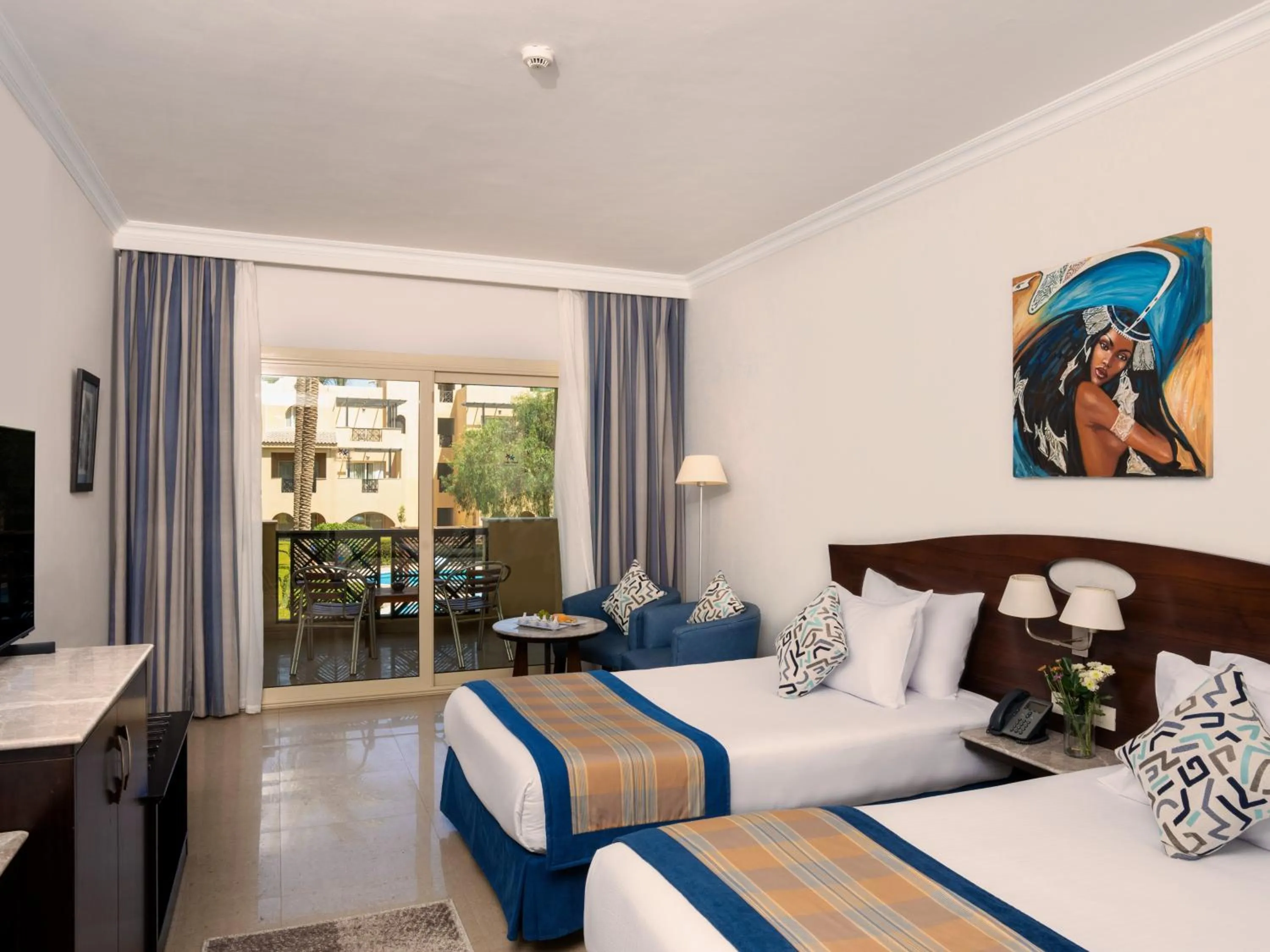 Bed in Stella Gardens Resort & Spa, Makadi Bay