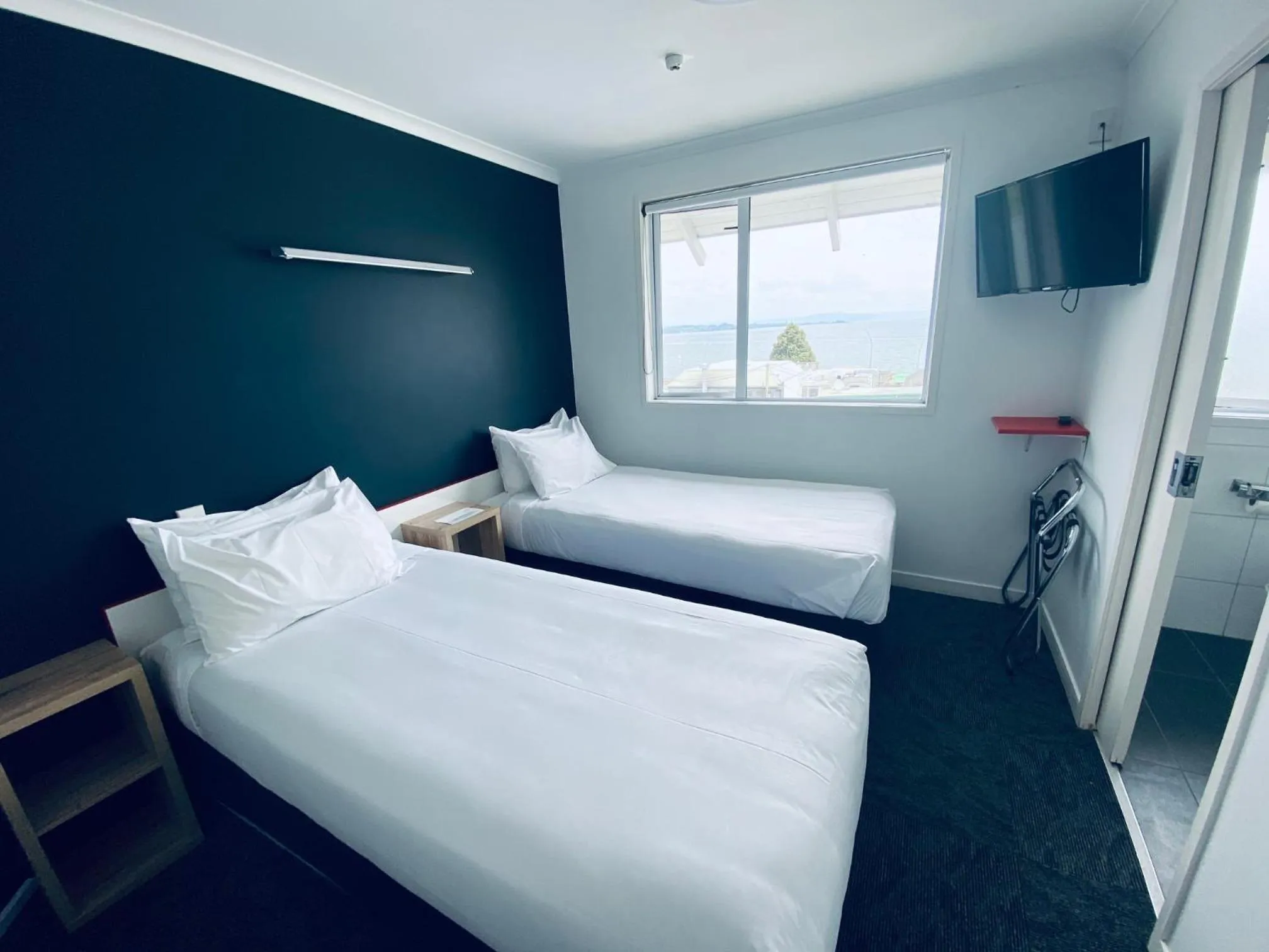 Bed in Based by the Lake