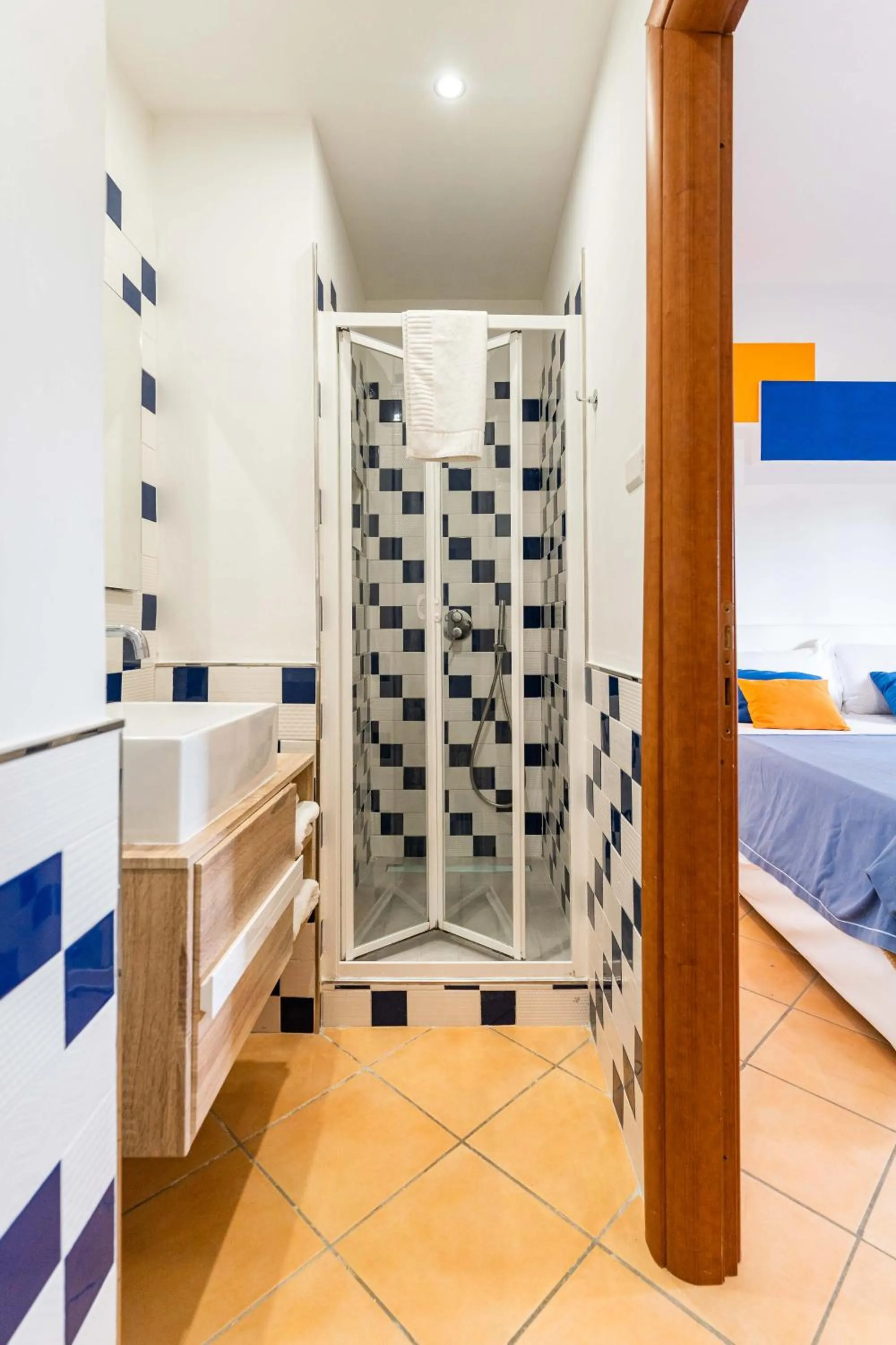 Shower, Bed in Hotel & Spa Relais Freedom Club