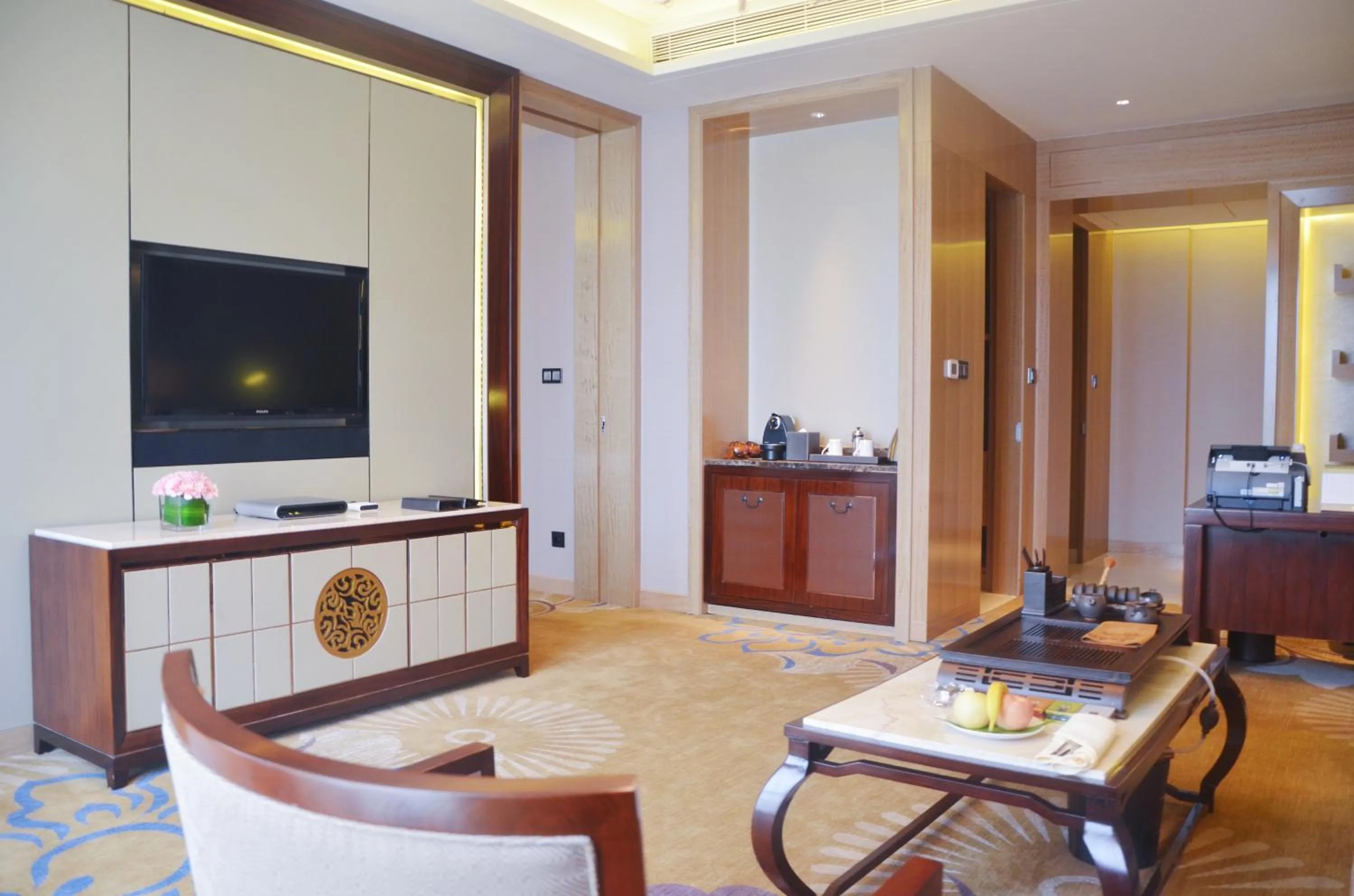 Seating area in Wanda Realm Ningde