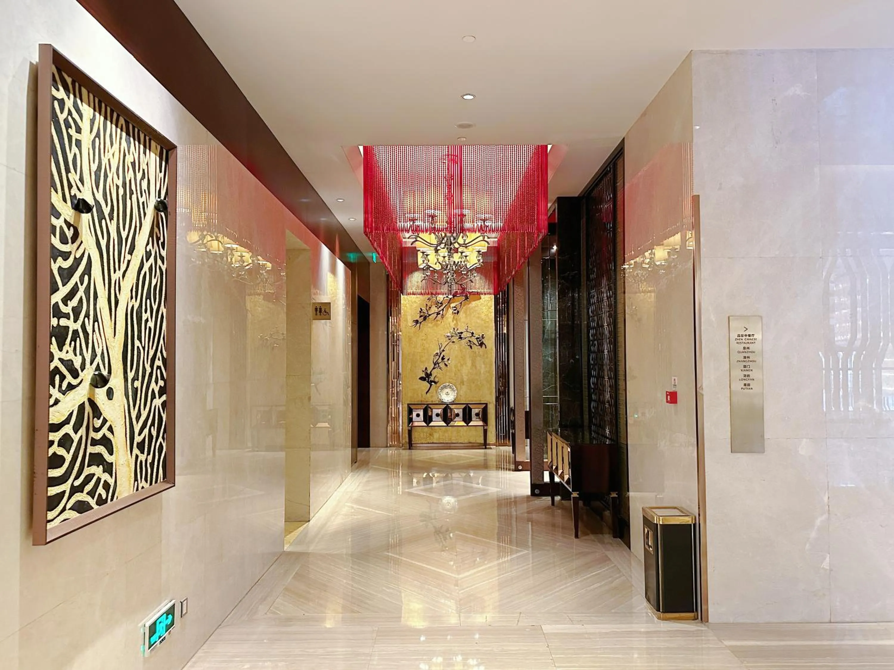 elevator in Wanda Realm Ningde