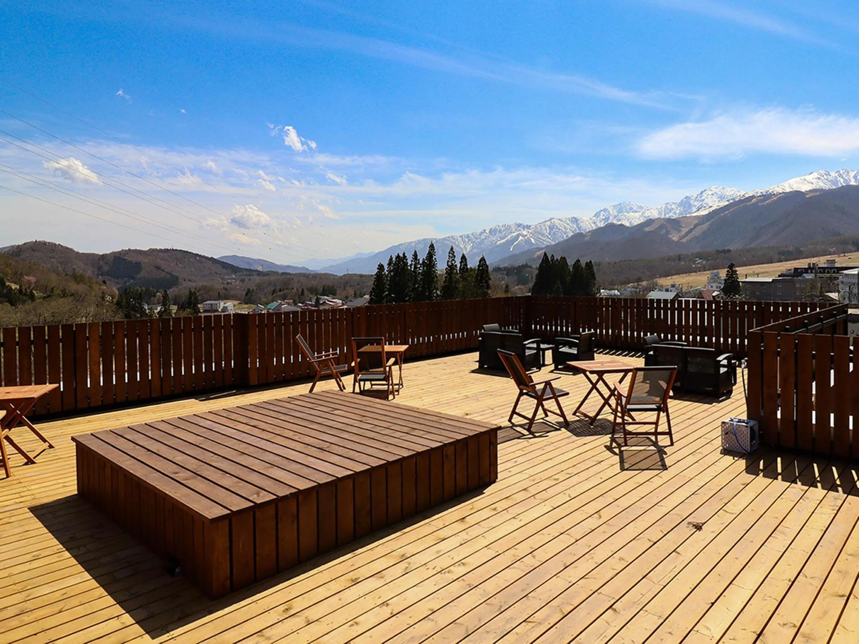 Balcony/Terrace in Apprising hotels GranJam Tsugaike