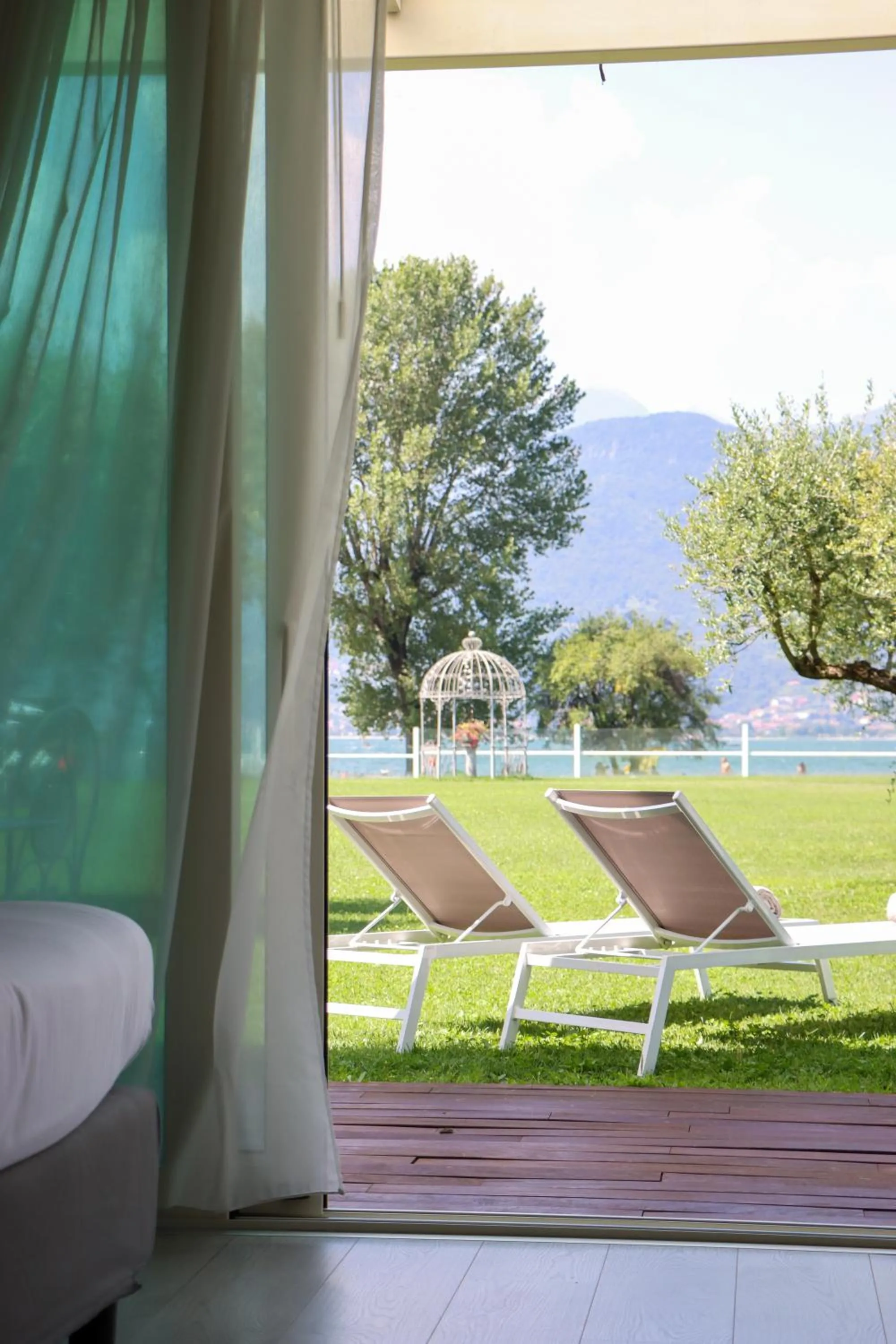 Patio in Seven Park Hotel Lake Como - Adults Only
