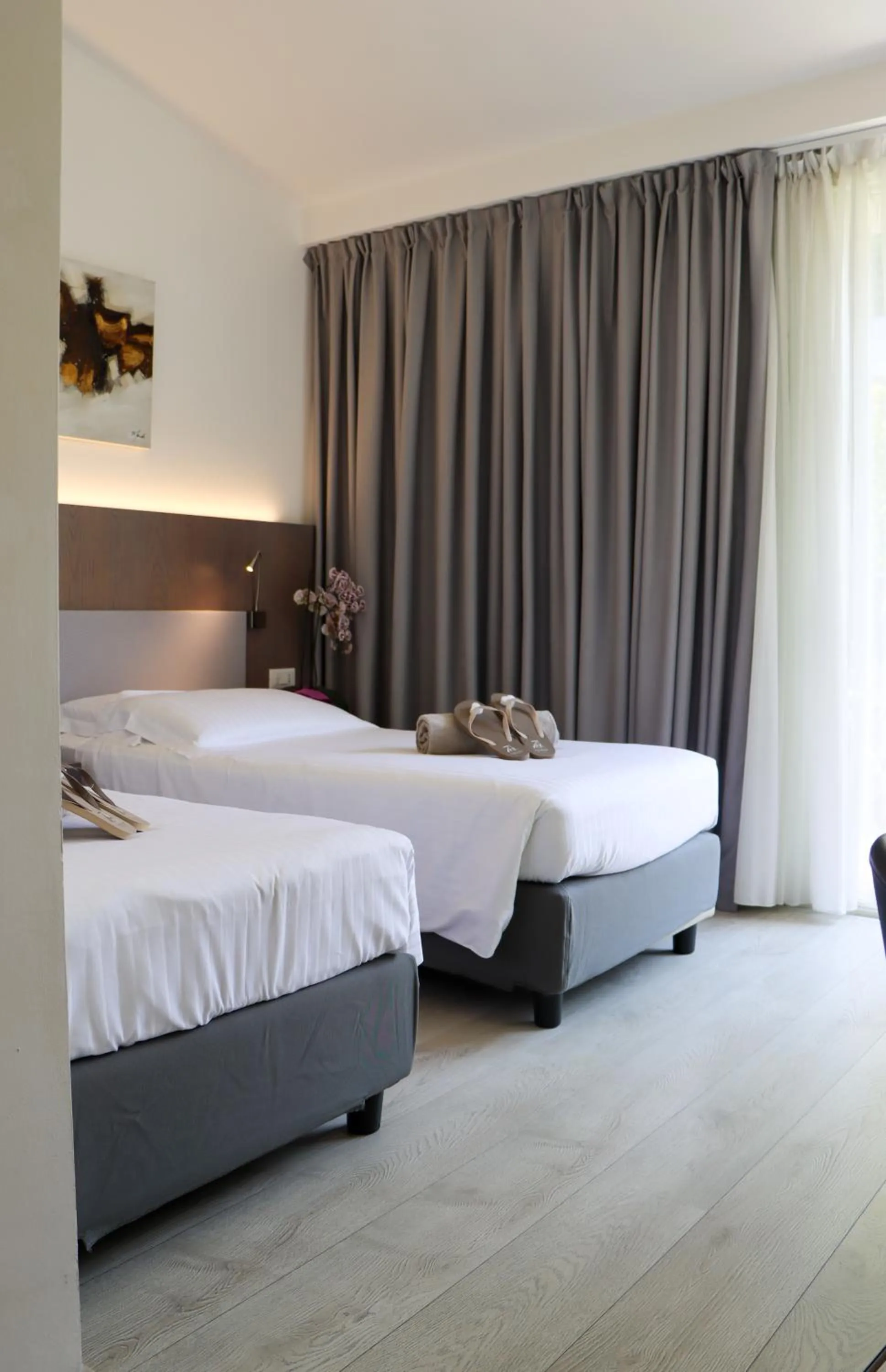 Bed in Seven Park Hotel Lake Como - Adults Only