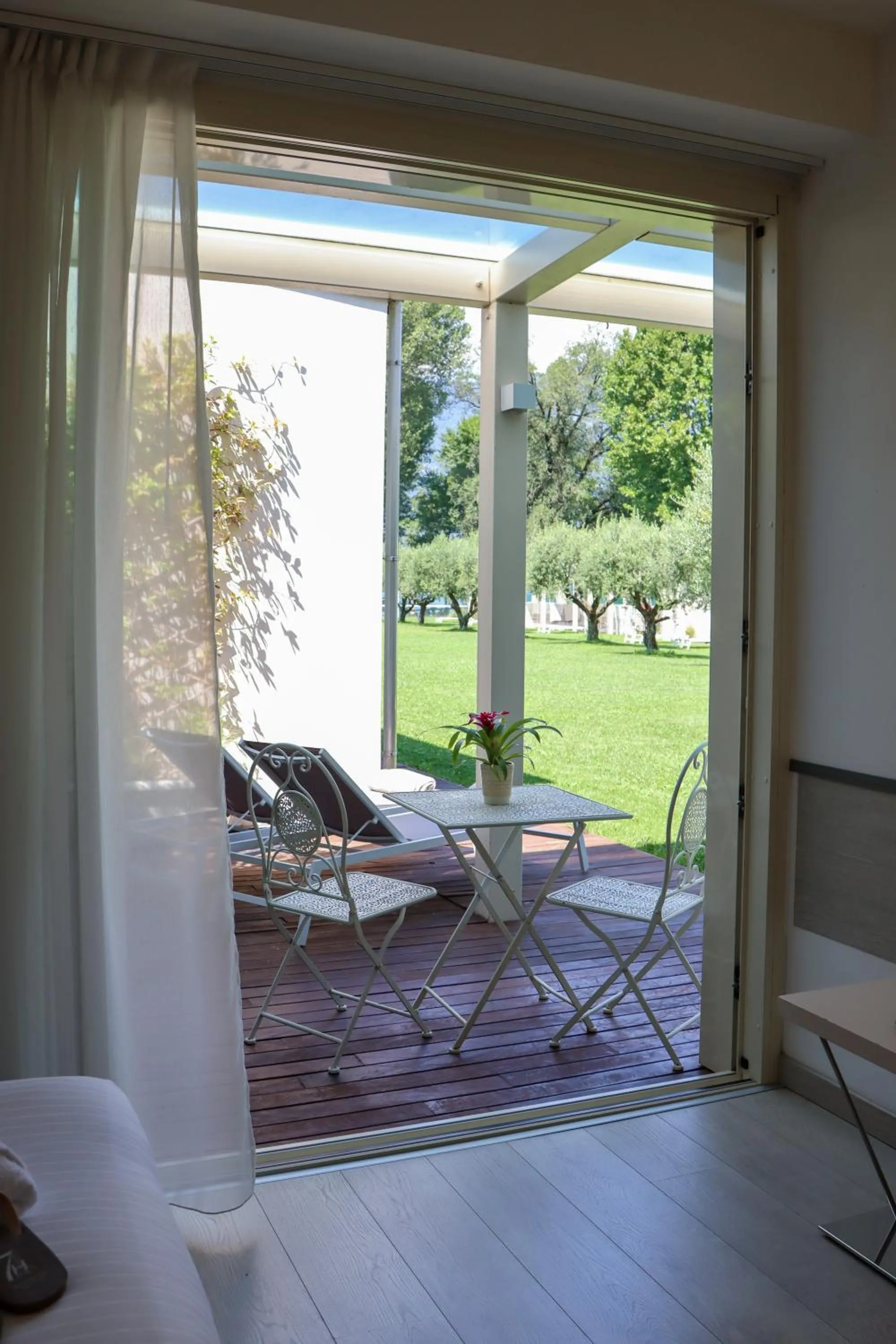 Patio in Seven Park Hotel Lake Como - Adults Only