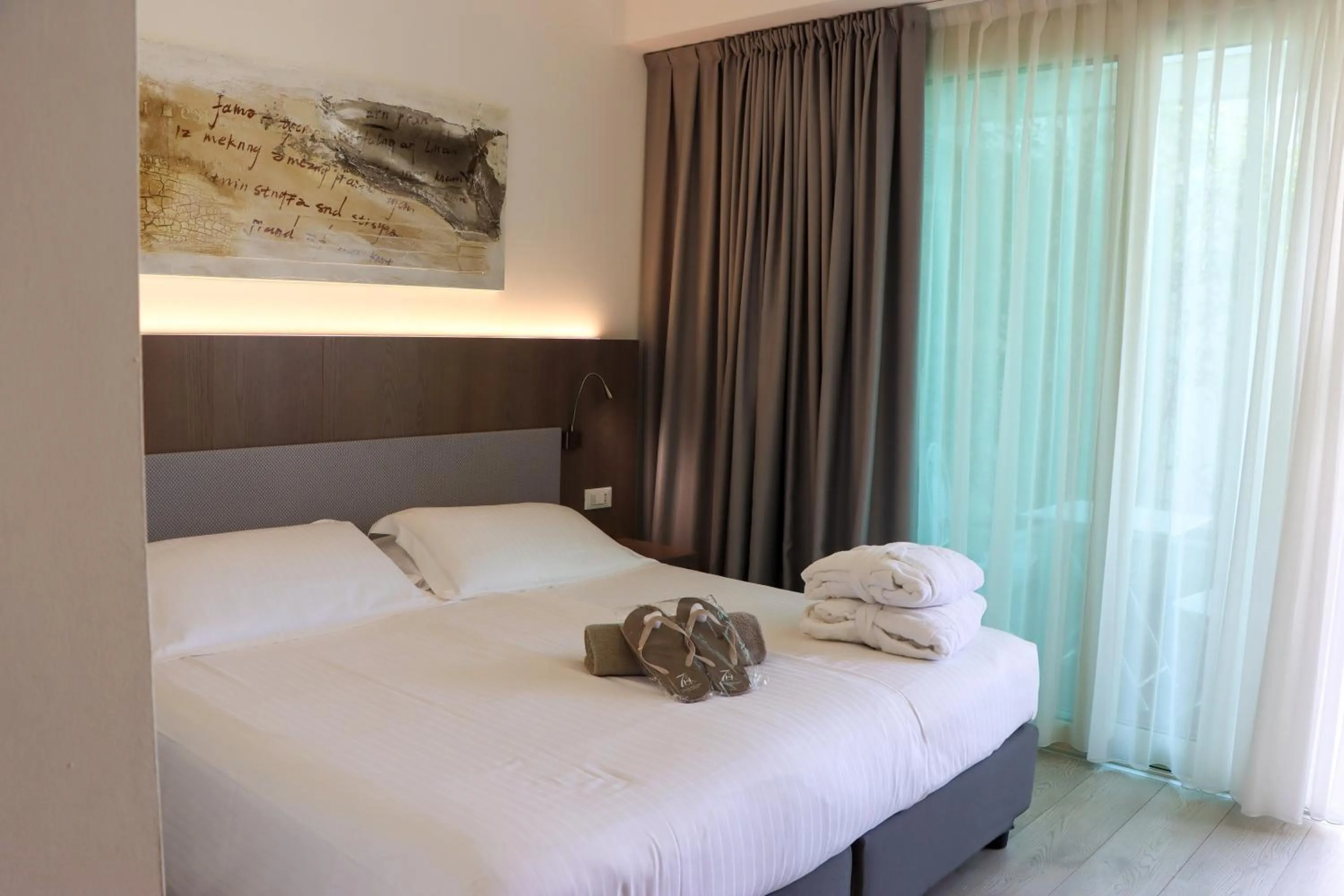 Bed in Seven Park Hotel Lake Como - Adults Only