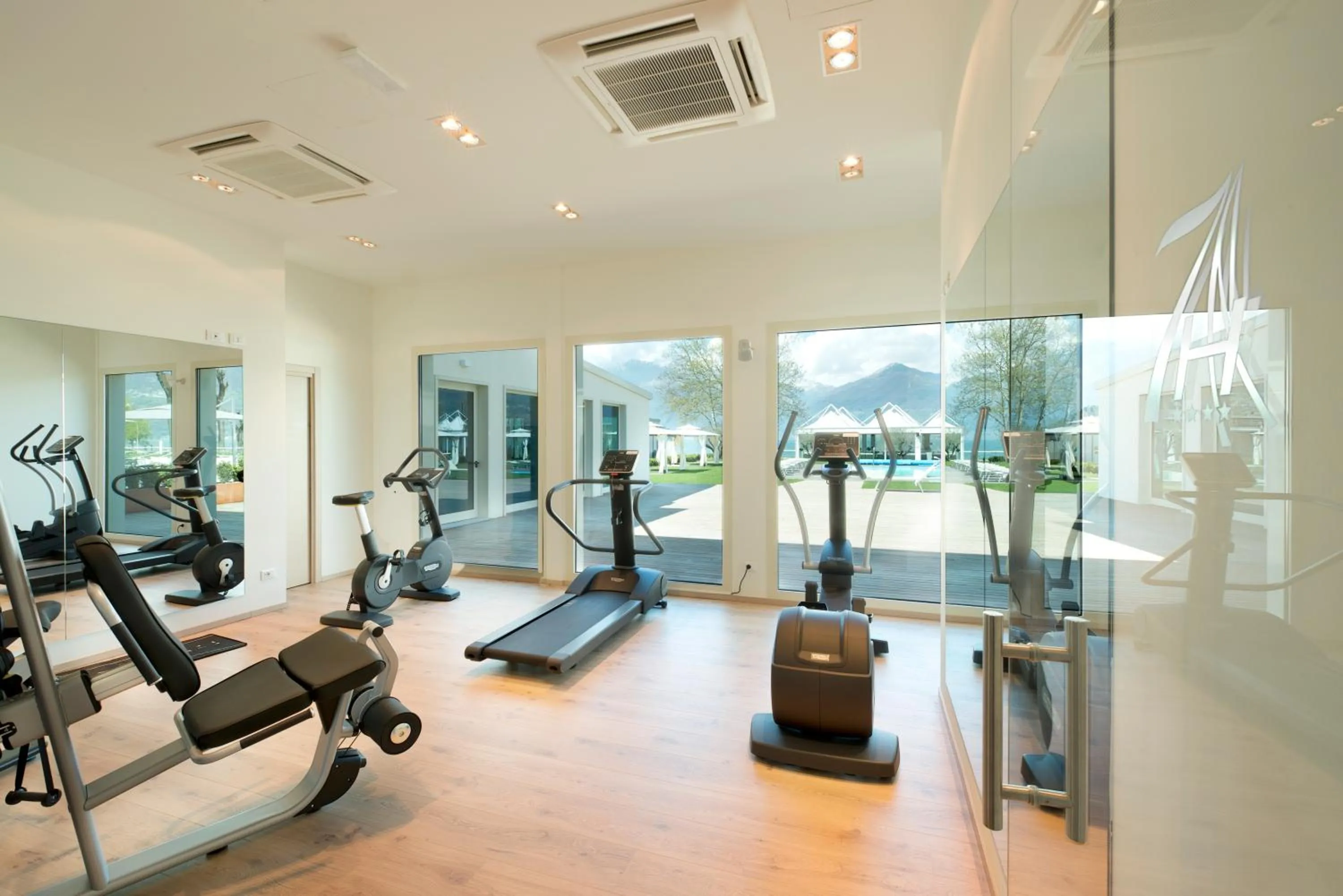 Fitness centre/facilities in Seven Park Hotel Lake Como - Adults Only