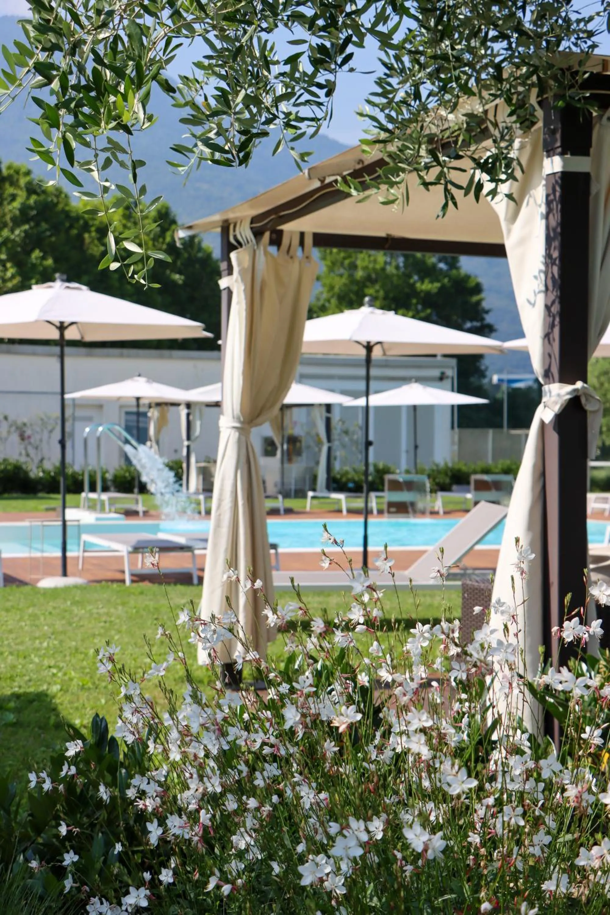 Patio in Seven Park Hotel Lake Como - Adults Only