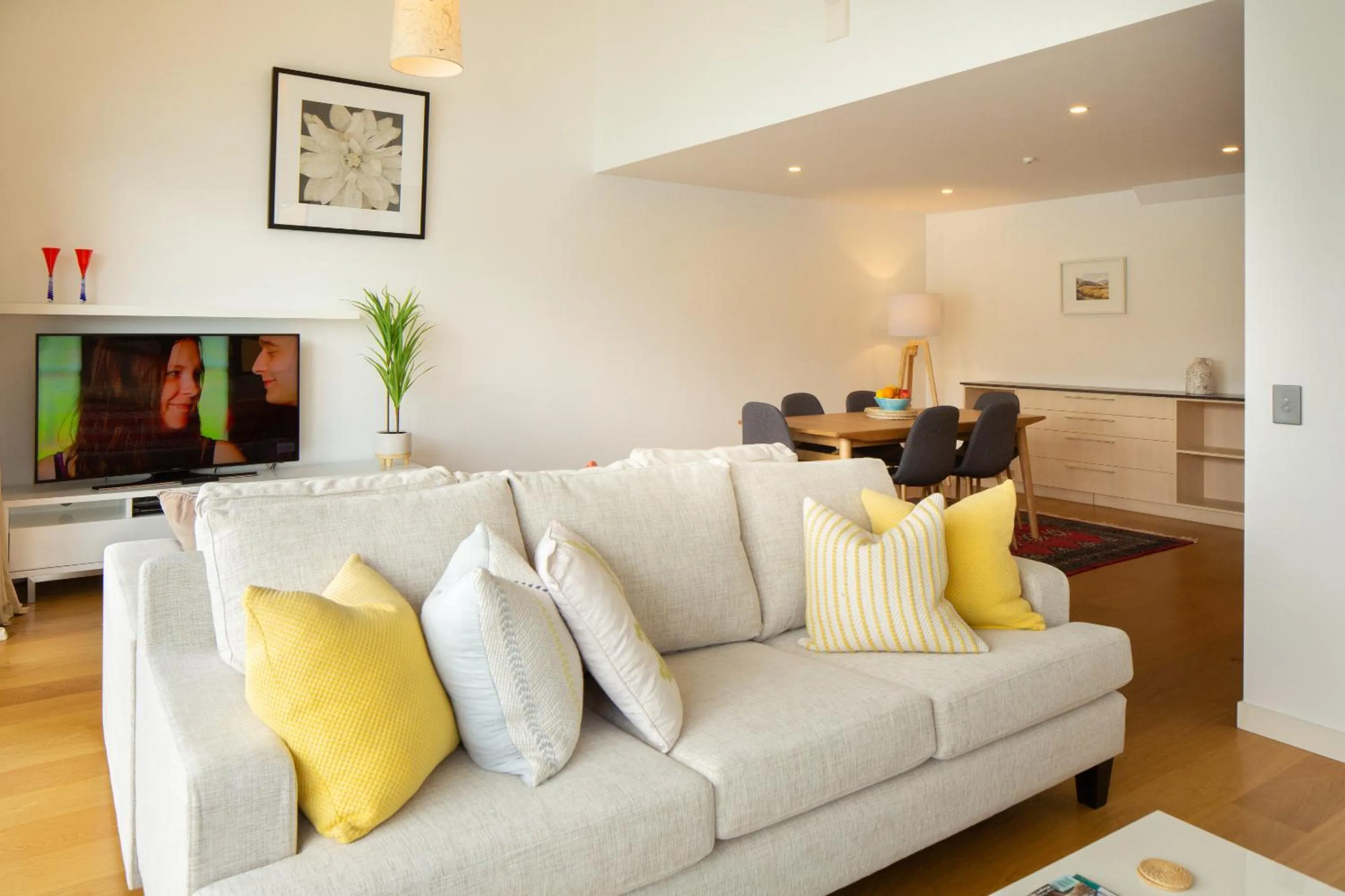 Living room in Villa Del Lago