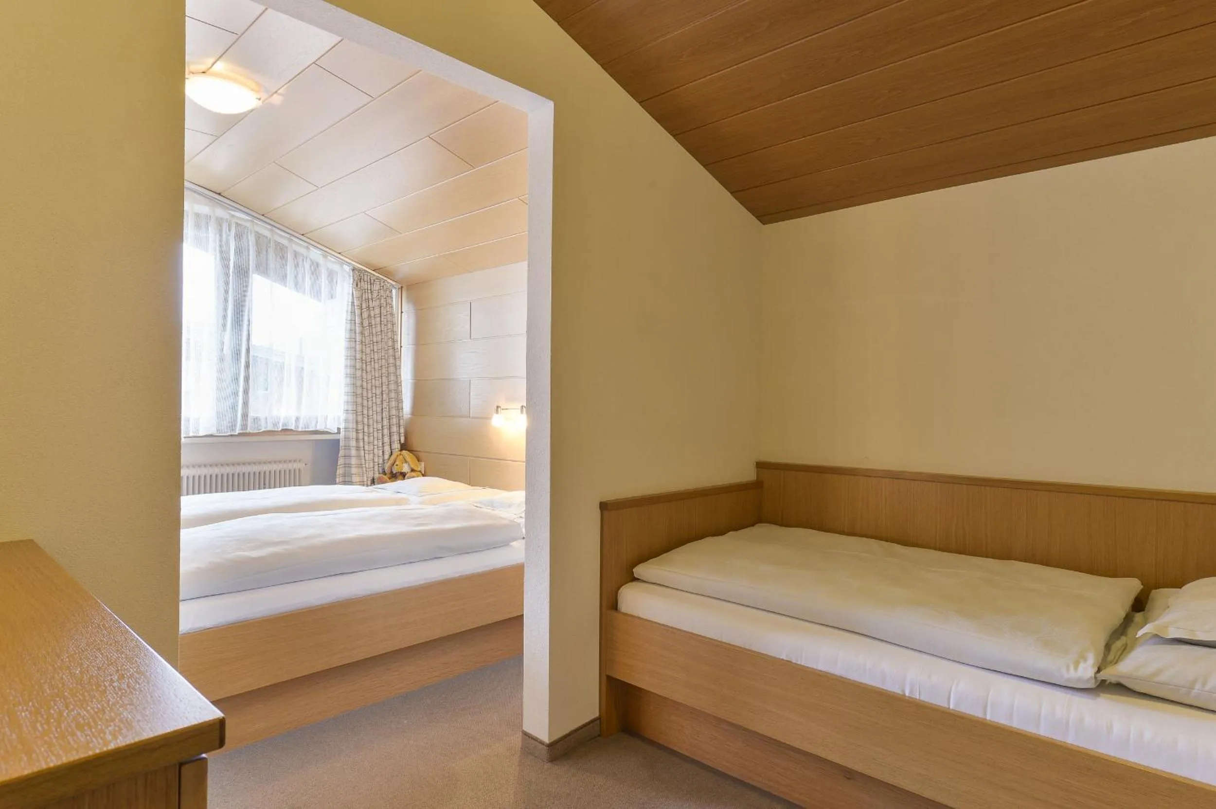 Bed in Hotel Bergheim