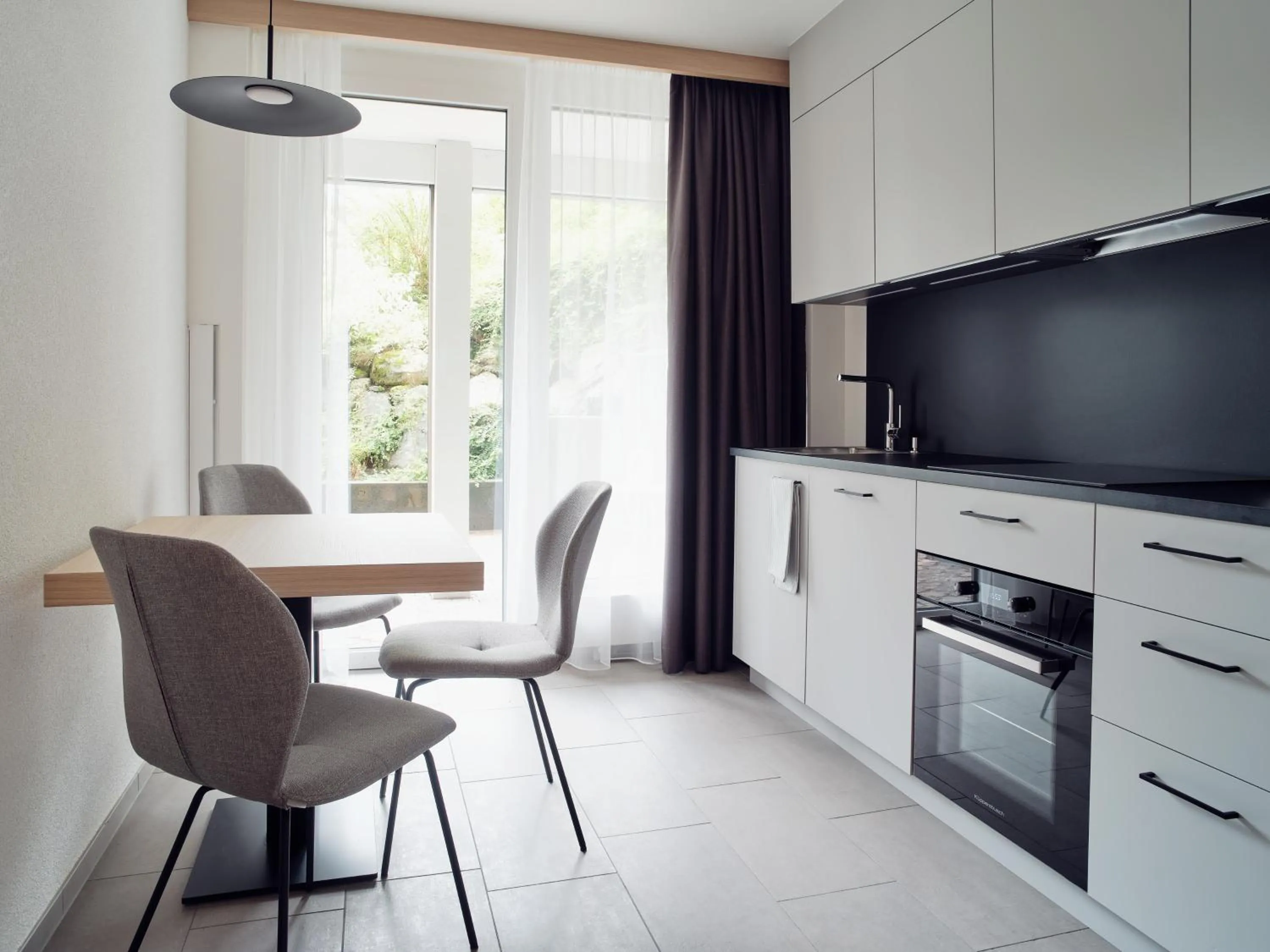 Kitchen or kitchenette in Hotel Neu-Schönstatt