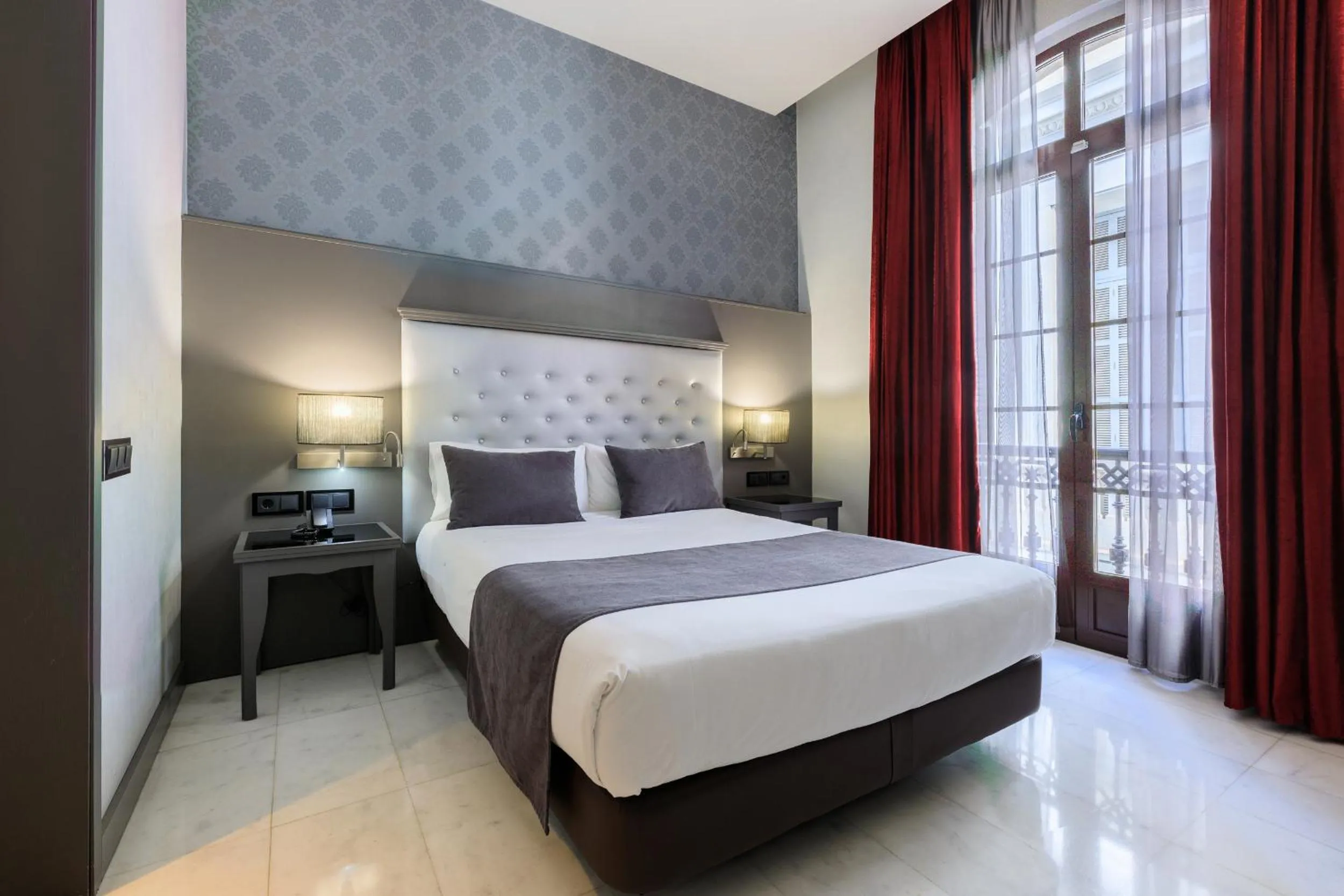 Bed in Hotel Ciutadella Barcelona