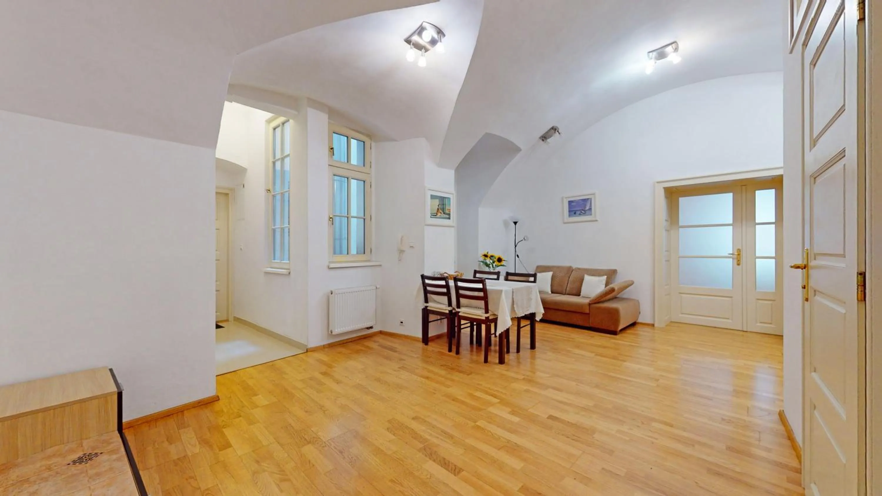 Kitchen or kitchenette in Central Apartmany Biela street