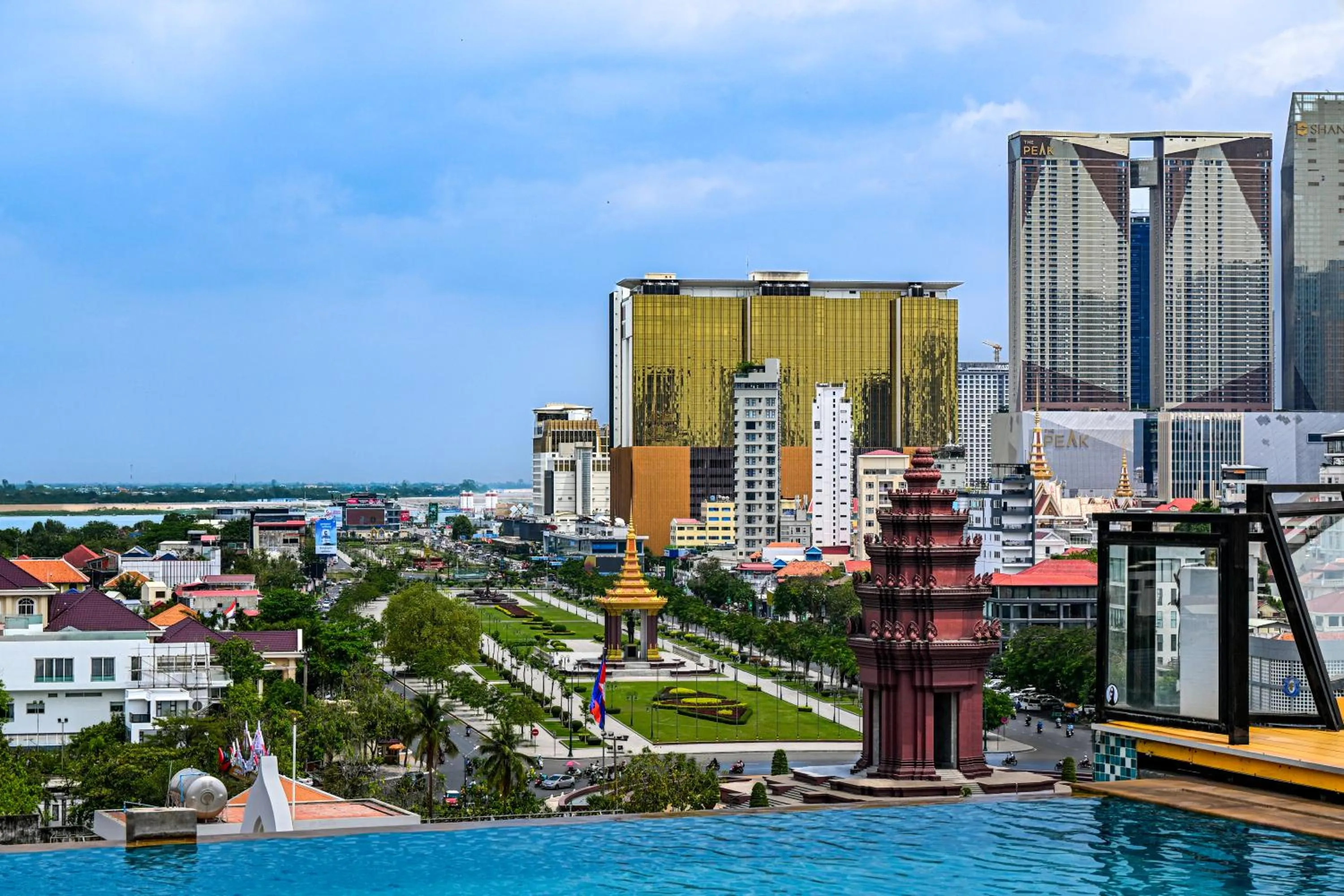 Landmark view in Phnom Penh 51 Hotel & Residences