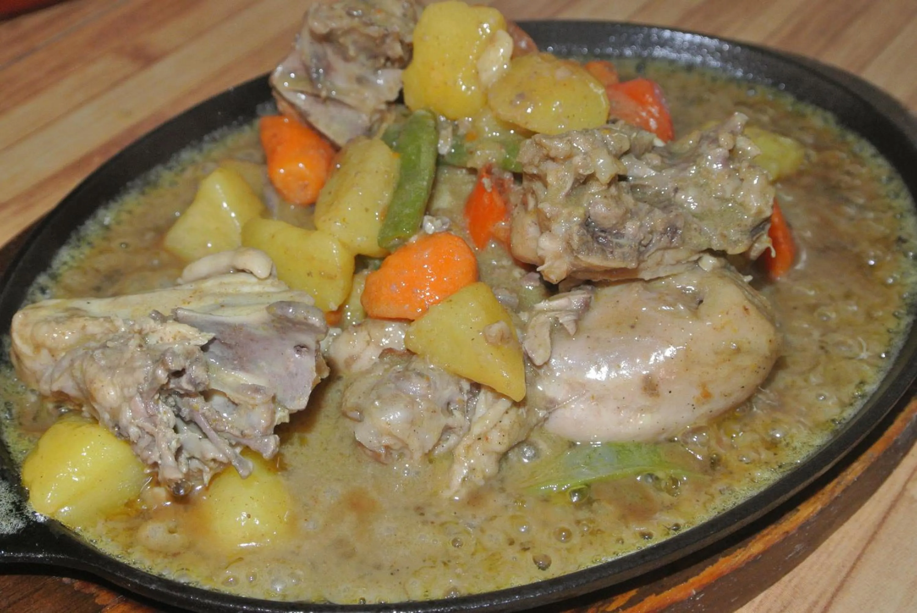 Food close-up in Tongatok Cliff Resort