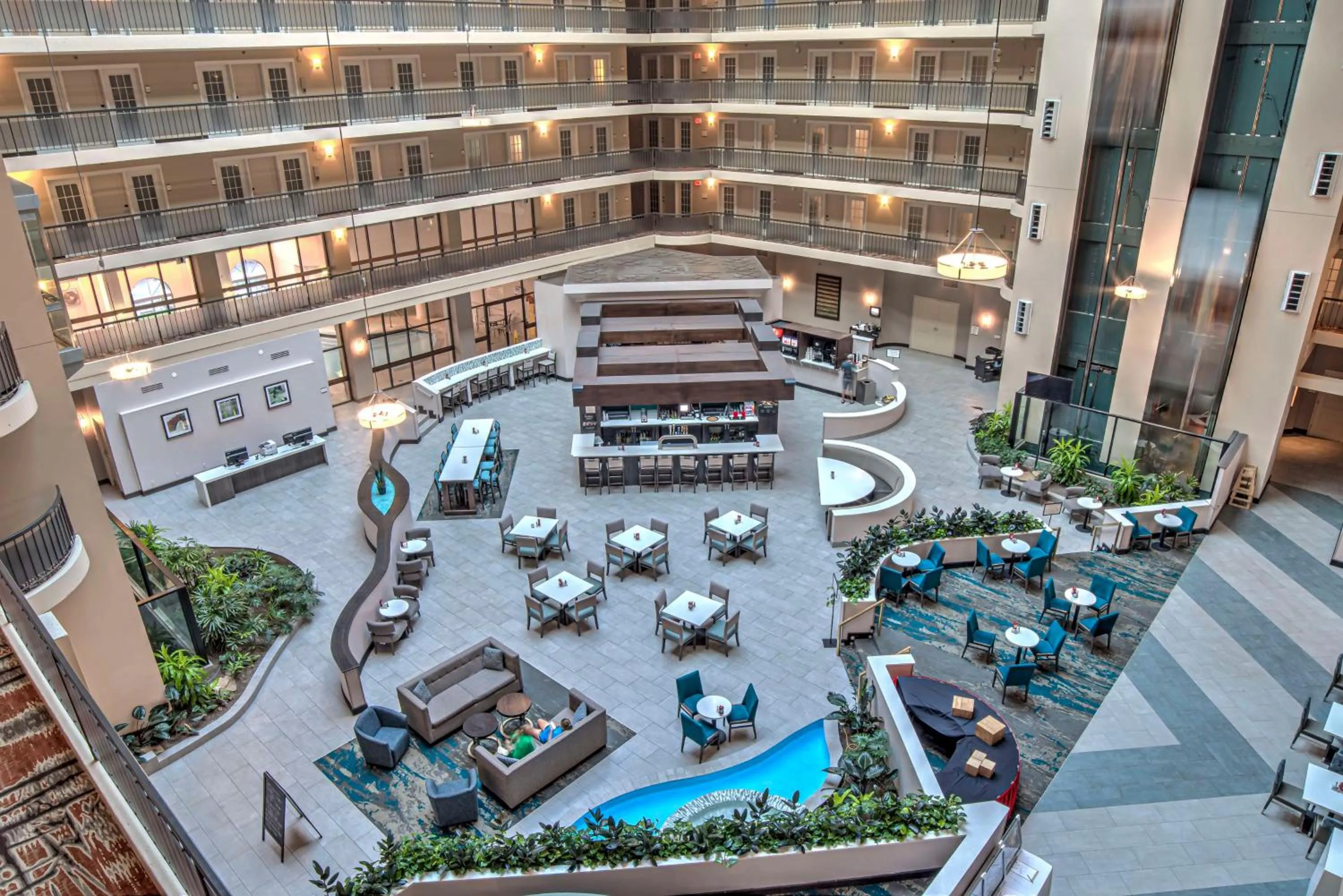 Lobby or reception in Embassy Suites by Hilton Indianapolis North