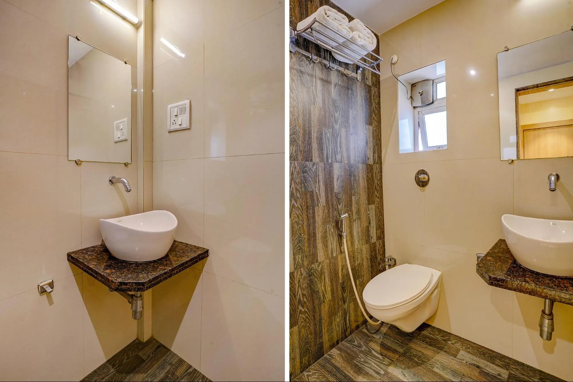 Bathroom in FabHotel Starwood Residency - 100M From Dr DY Patil Stadium