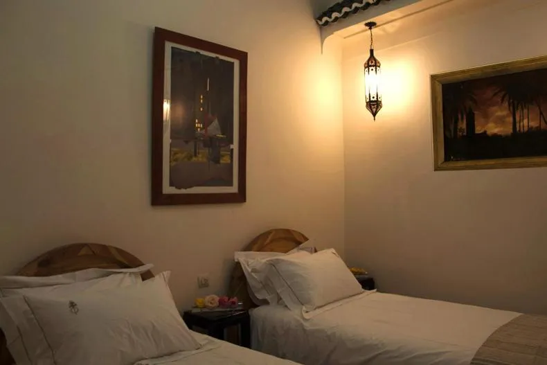 Bed in Riad Granvilier