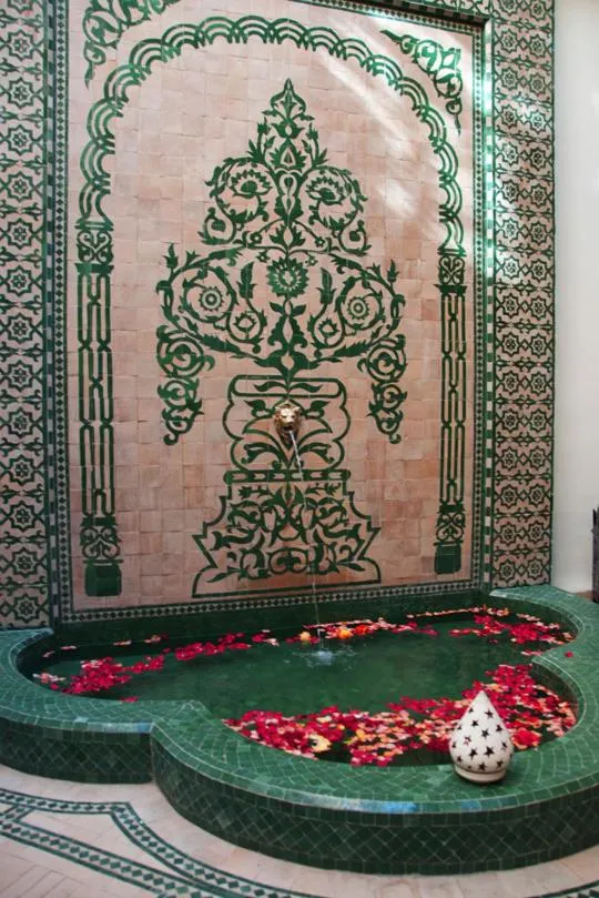 Decorative detail in Riad Granvilier