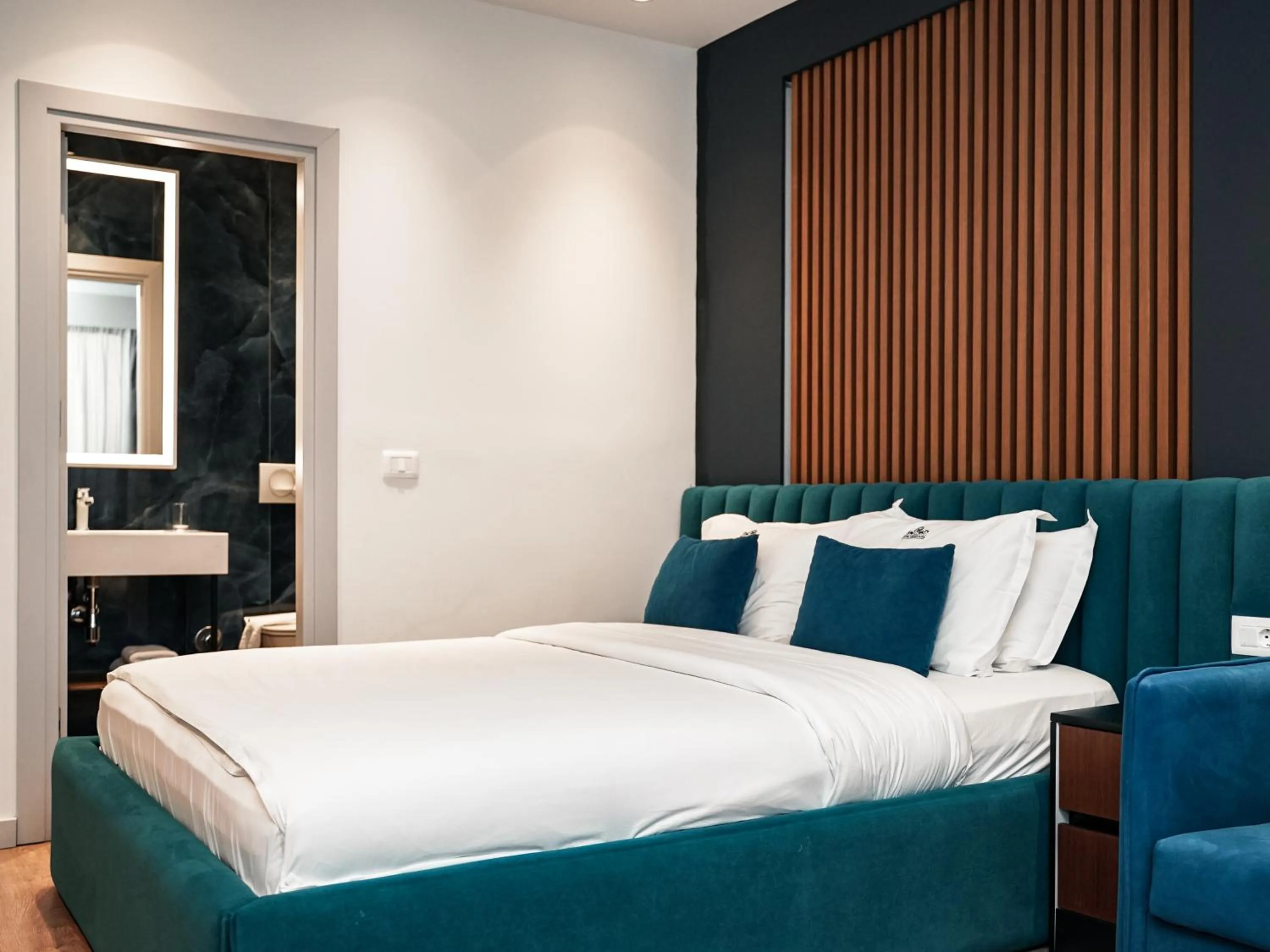 Bed in VM Resort & SPA