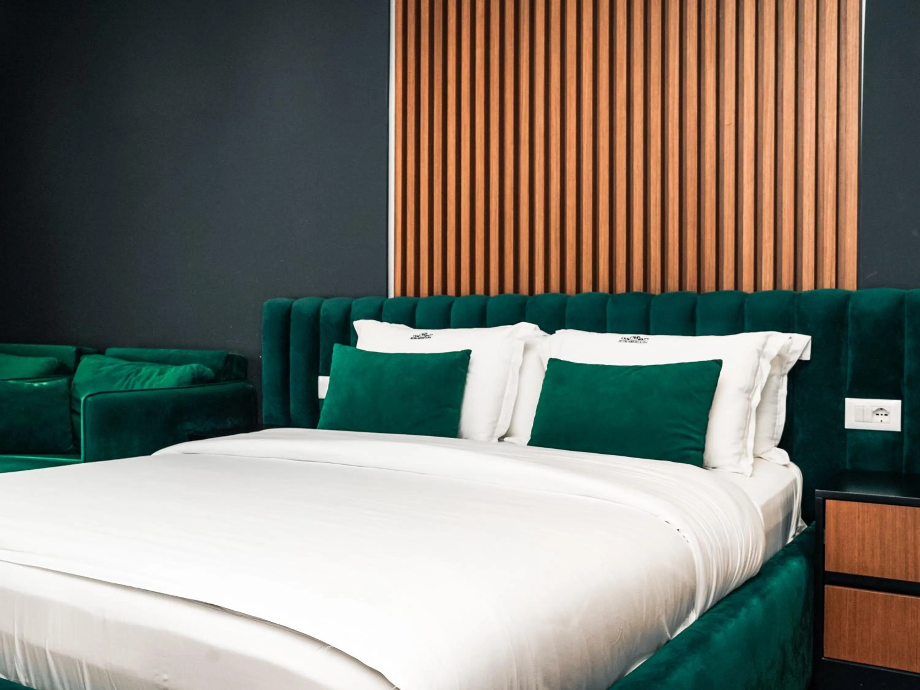 Bed in VM Resort & SPA