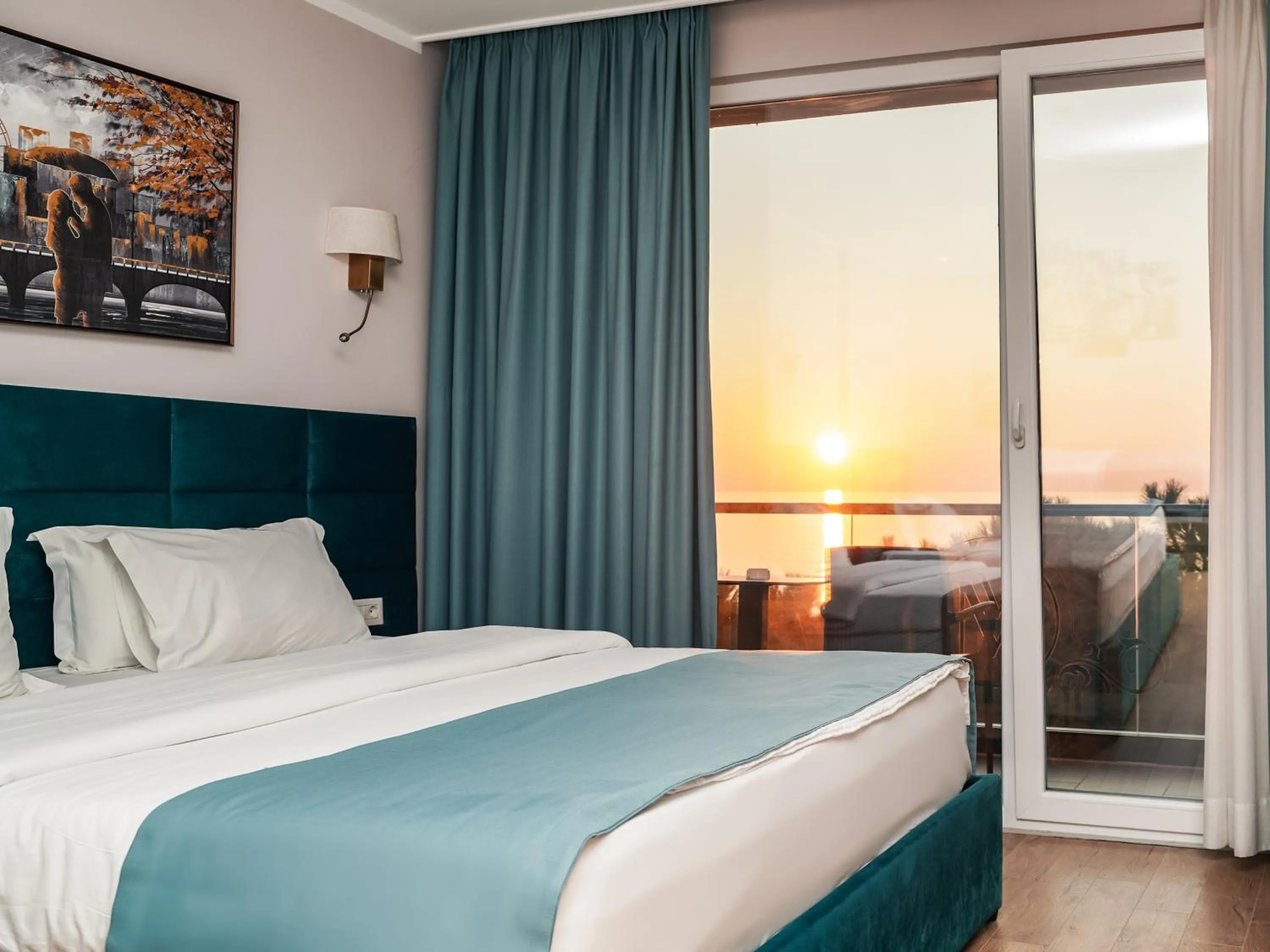 Bed in VM Resort & SPA