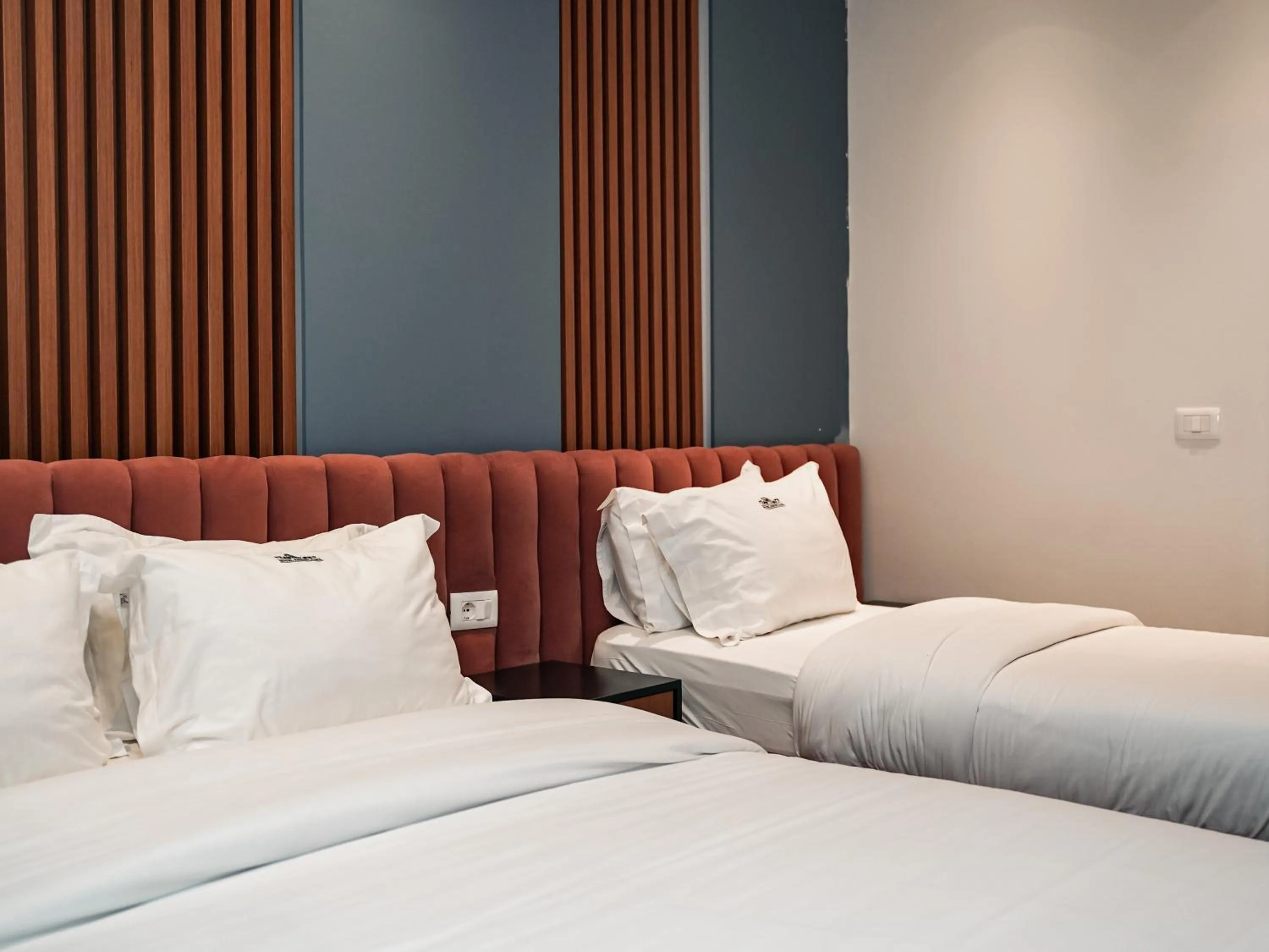 Bed in VM Resort & SPA