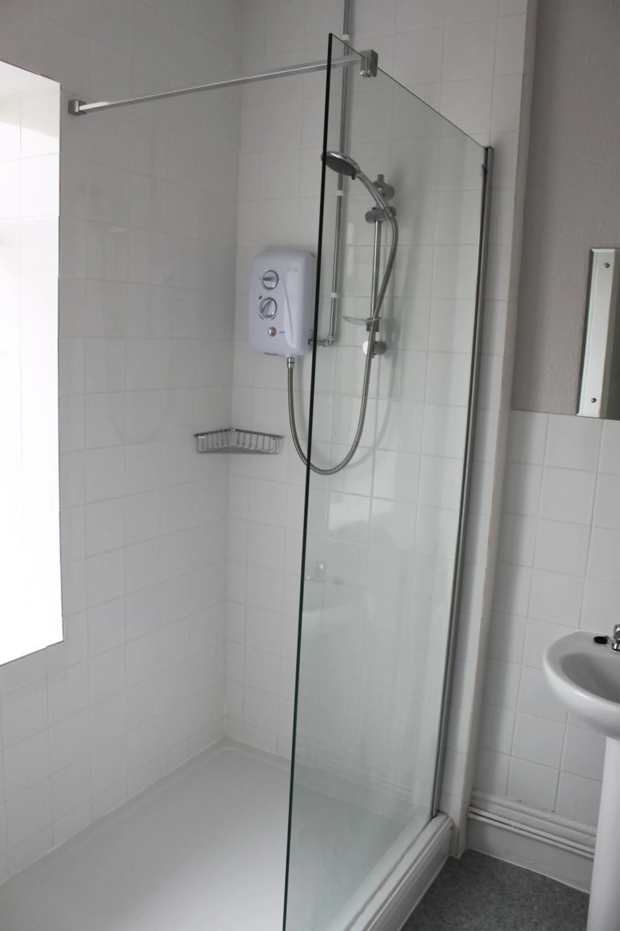 Shower in Brookside Lodge